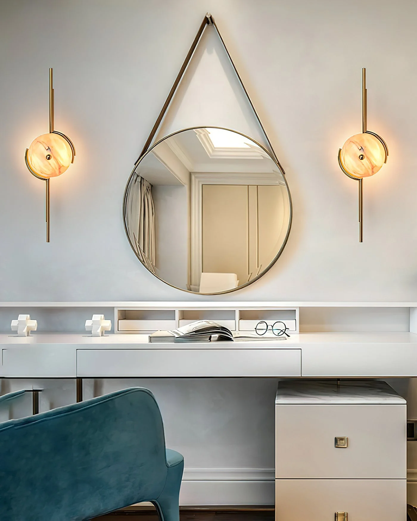 Sola Artistic Alabaster Wall Lamp - Image 7