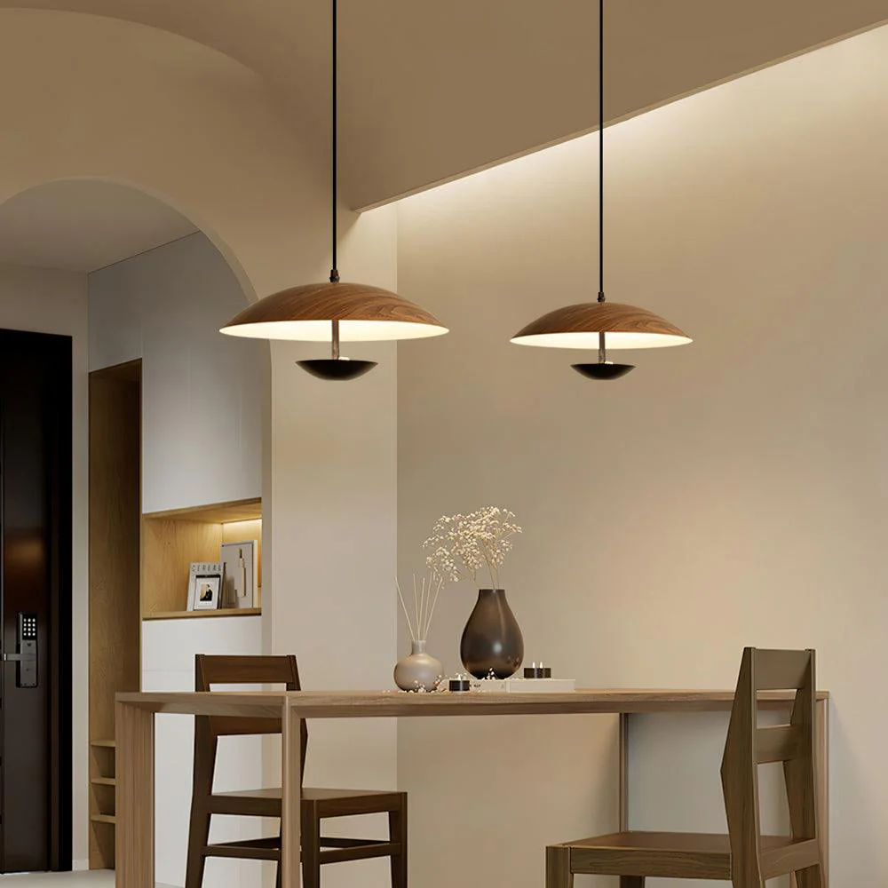 Solace Modern Frisbee Pendant Lamp - Image 37