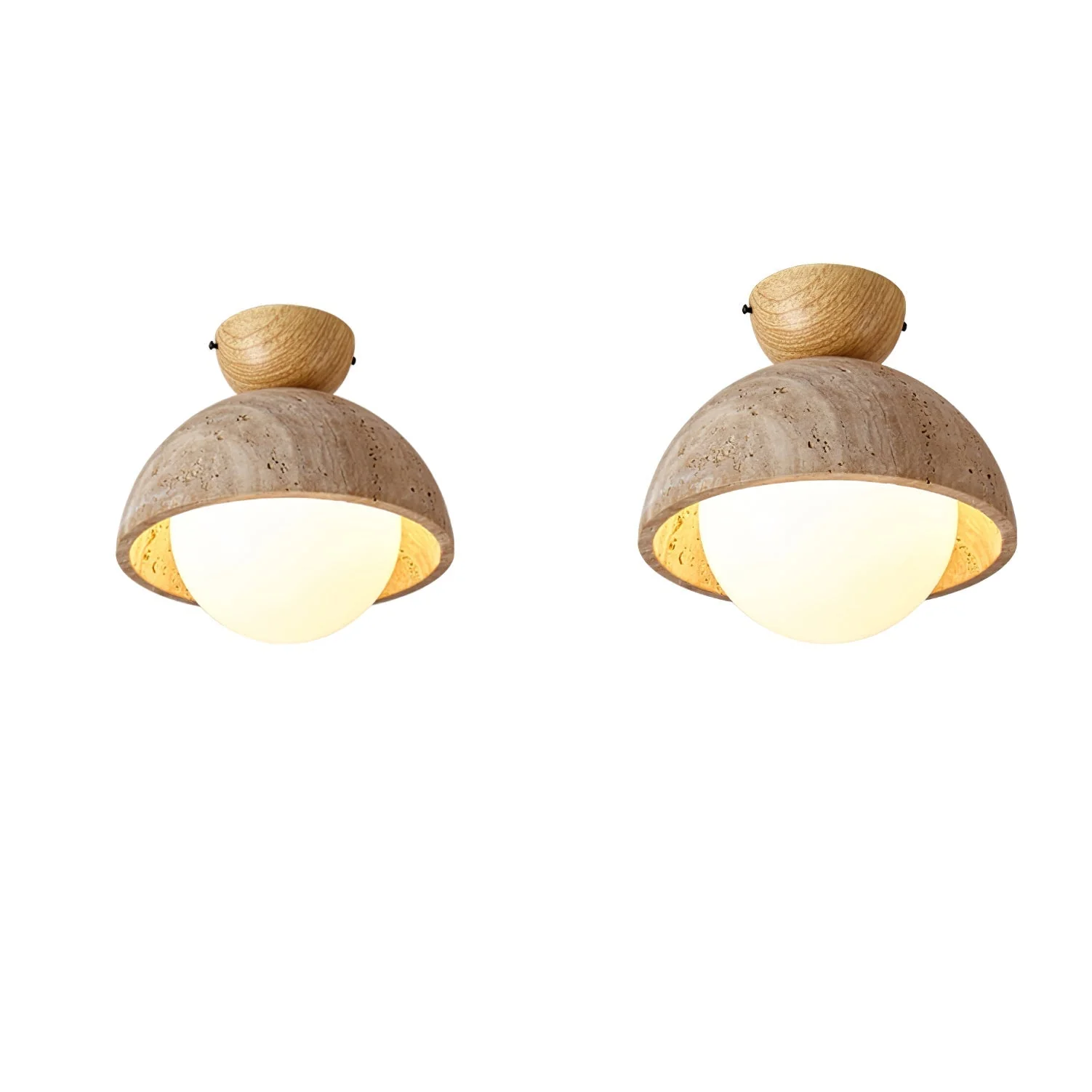 Solana Travertine Ceiling Light - Image 5
