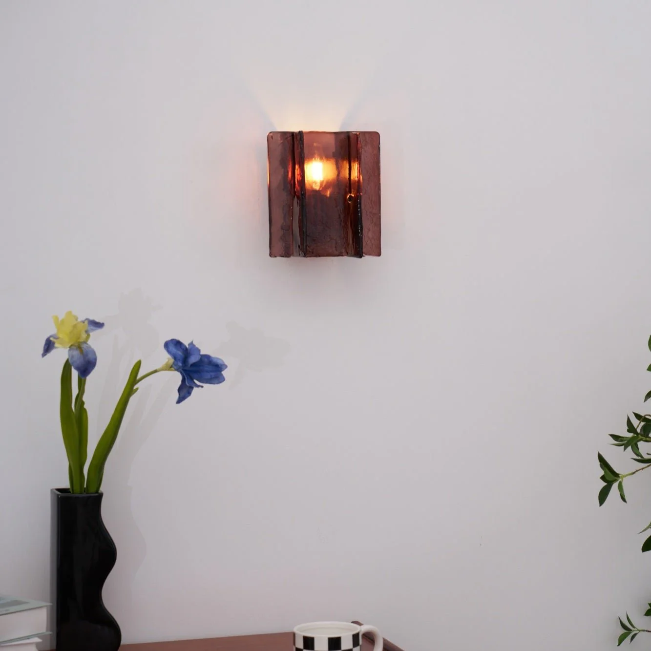 Solanic Glass Artistic Wall Lamp - Image 6