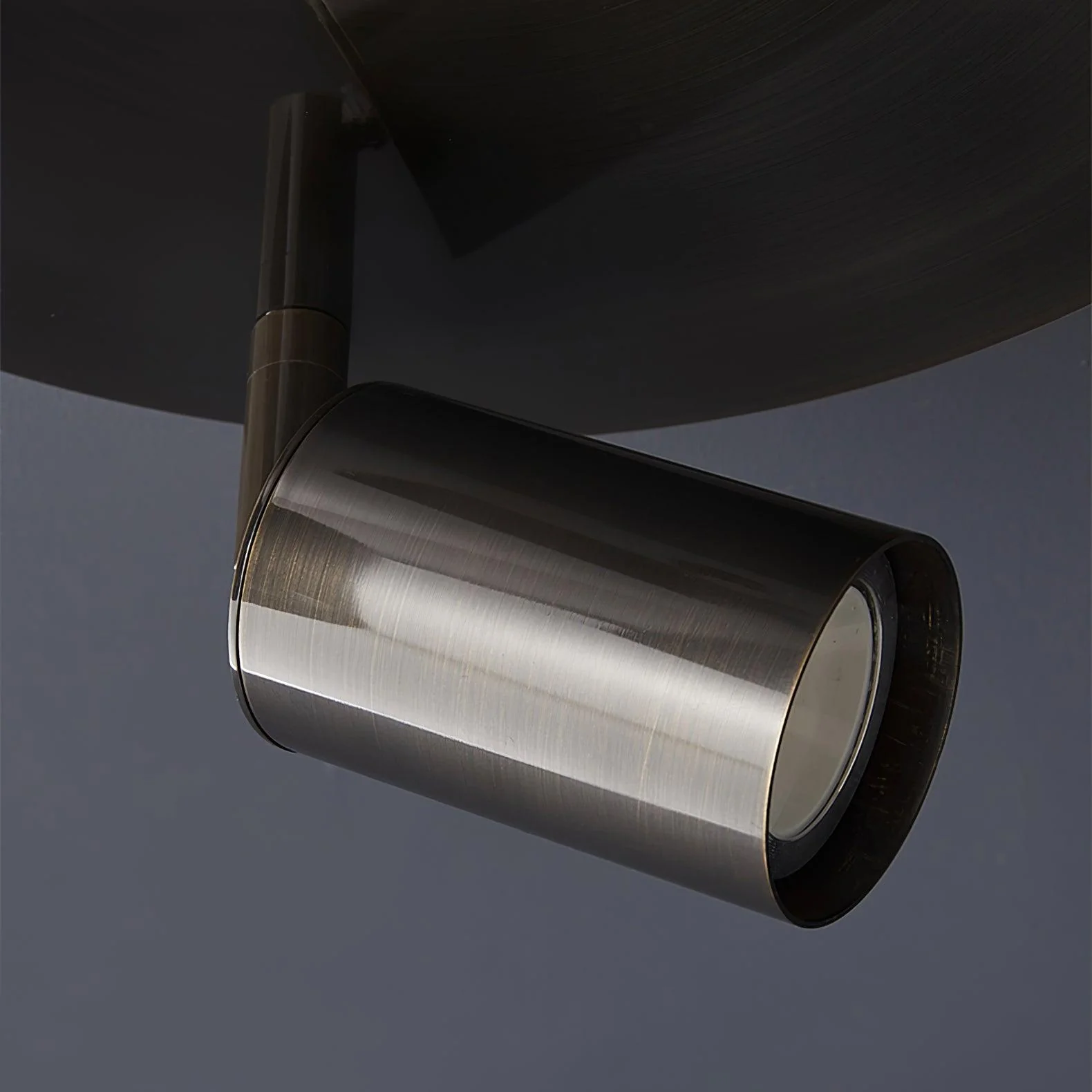 Solara Ceiling Lamp Brass Cylinder Adjustable Contemporary - Image 2