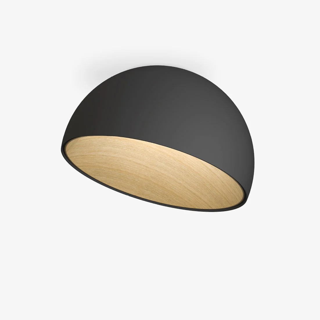 Solara Ceiling Lamp Dome Wood Minimalist