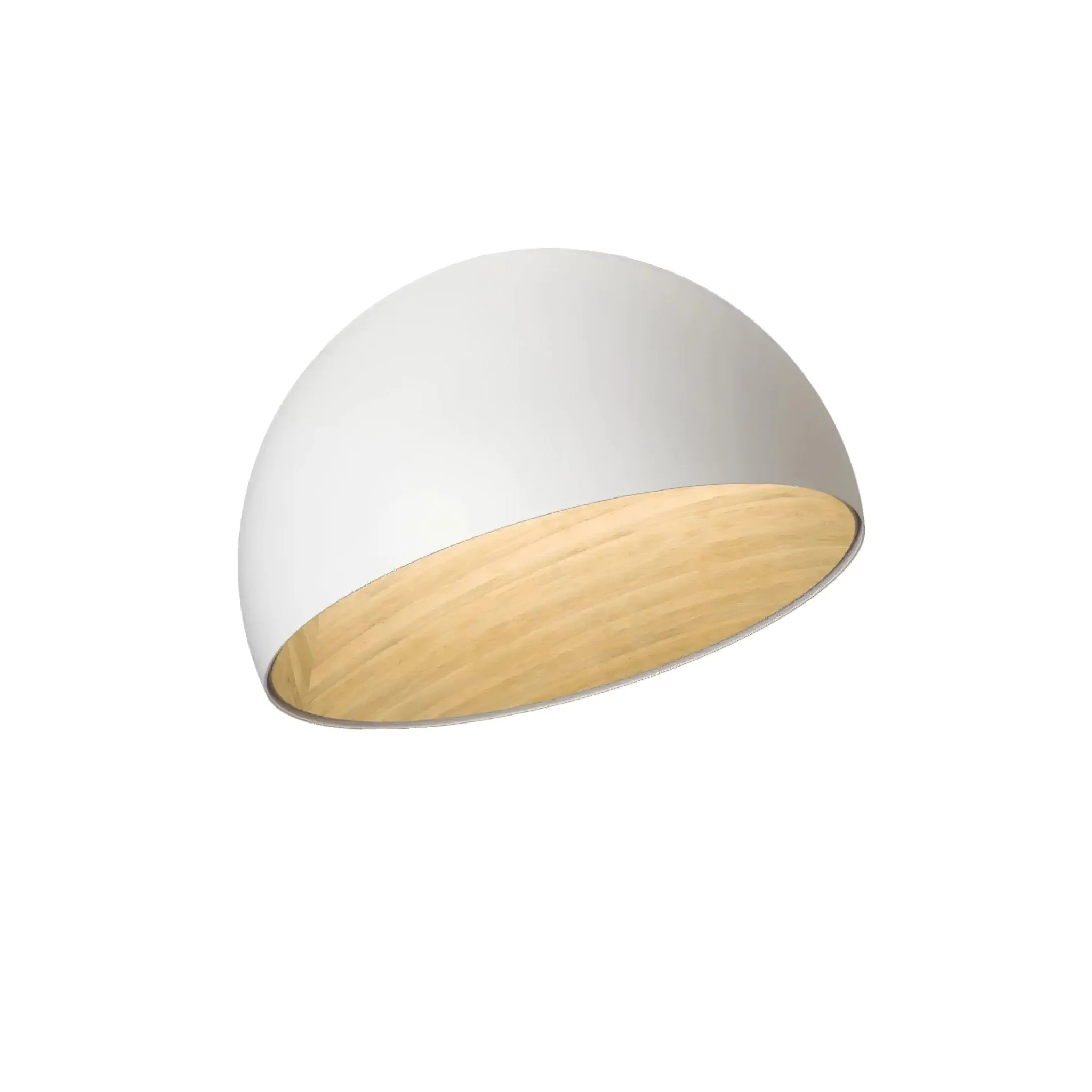 Solara Ceiling Lamp Dome Wood Minimalist - Image 11