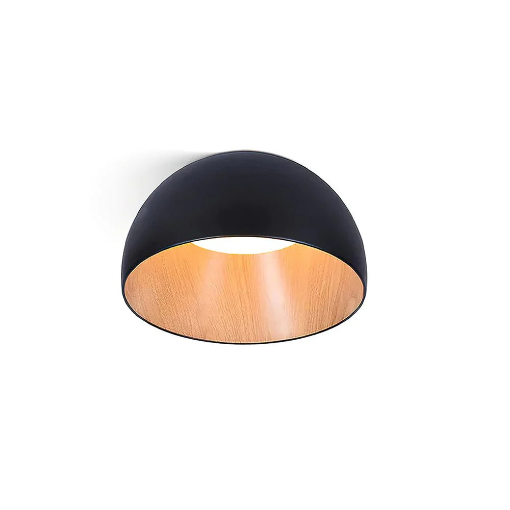 Solara Ceiling Lamp Dome Wood Minimalist - Image 12