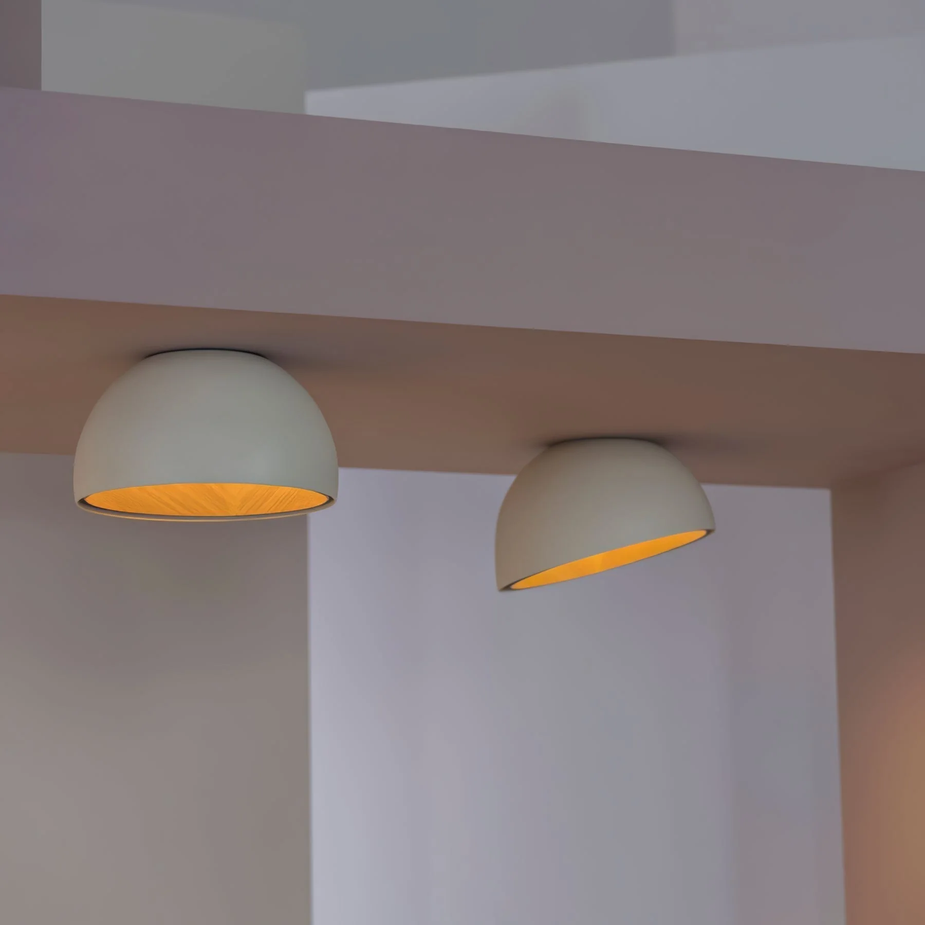 Solara Ceiling Lamp Dome Wood Minimalist - Image 25