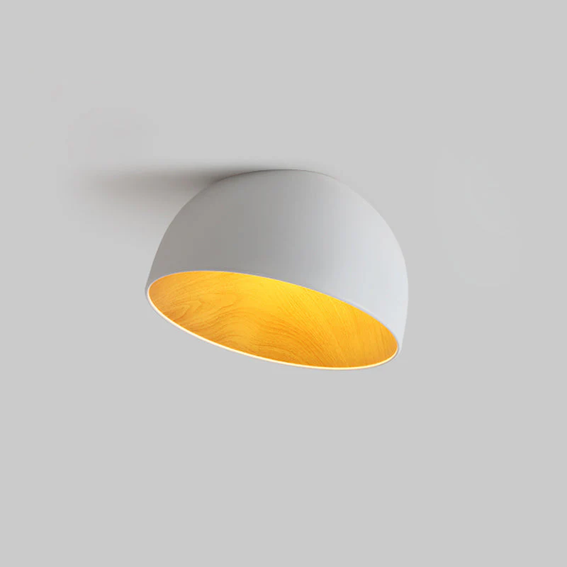 Solara Ceiling Lamp Dome Wood Minimalist - Image 41