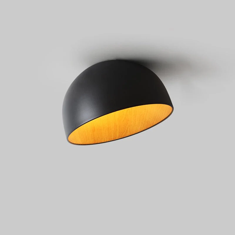 Solara Ceiling Lamp Dome Wood Minimalist - Image 53