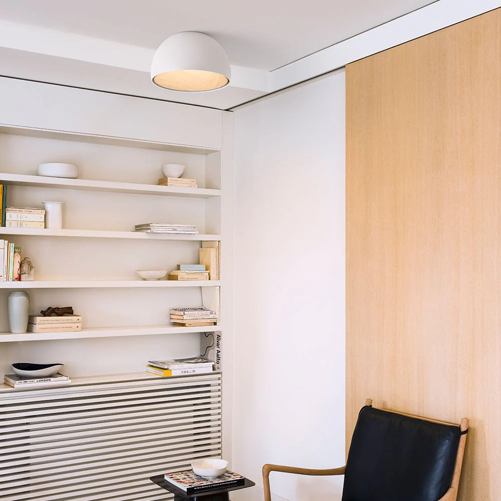 Solara Ceiling Lamp Dome Wood Minimalist - Image 55