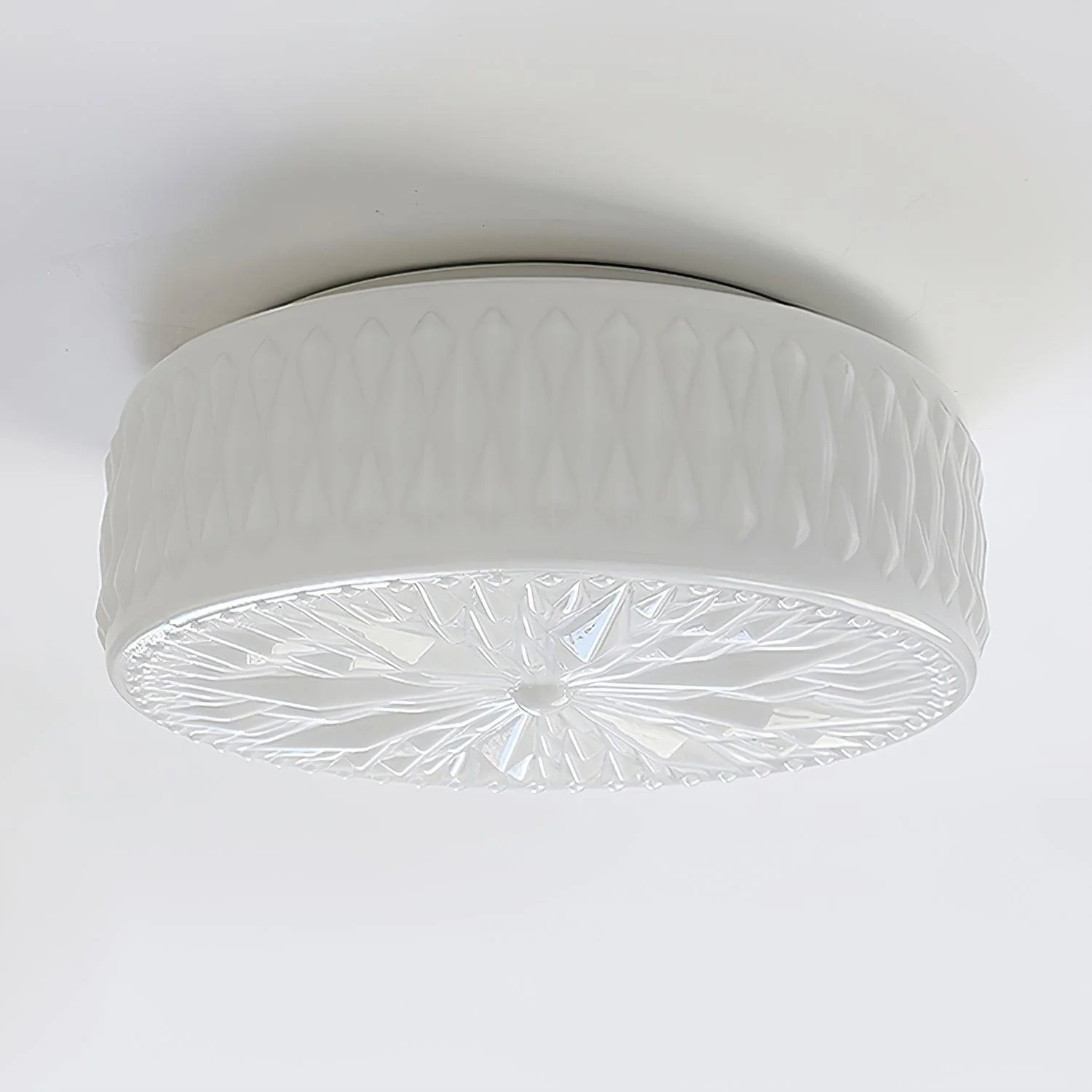 Solara Ceiling Lamp Glass Shade and Modern Mooncake - Image 14