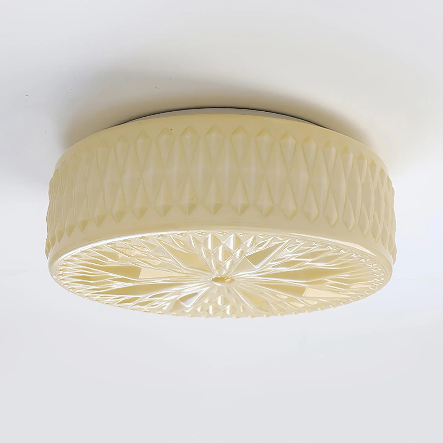 Solara Ceiling Lamp Glass Shade and Modern Mooncake - Image 15