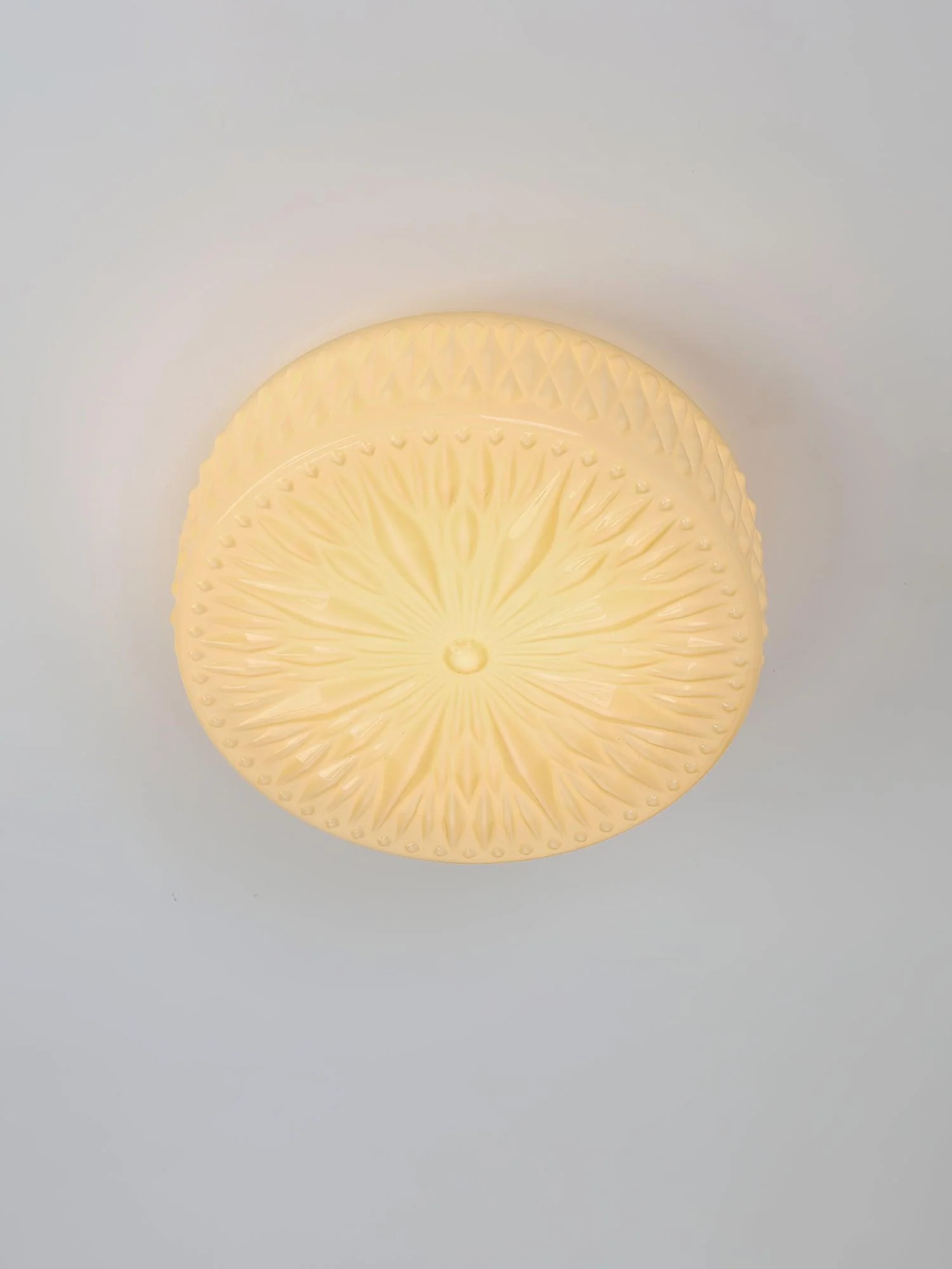 Solara Ceiling Lamp Glass Shade and Modern Mooncake - Image 9