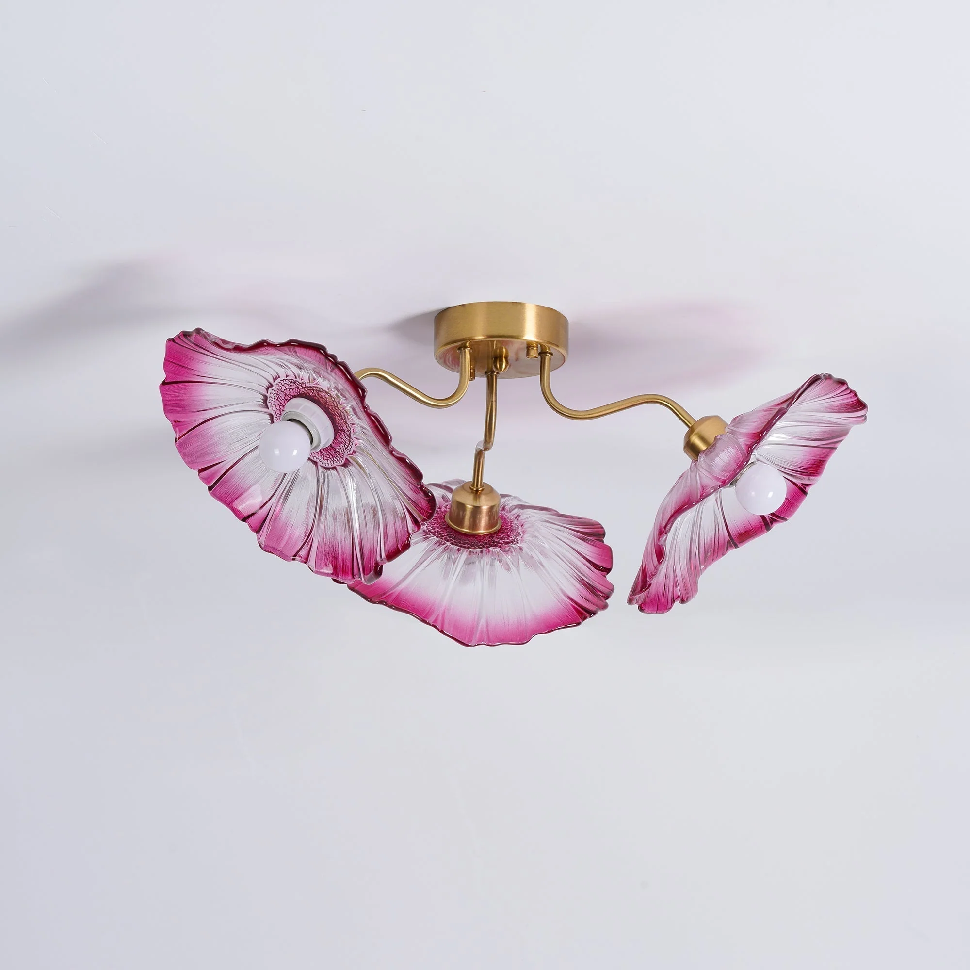 Solara Ceiling Lamp Leaf Glass with Brass Elegant - Image 56