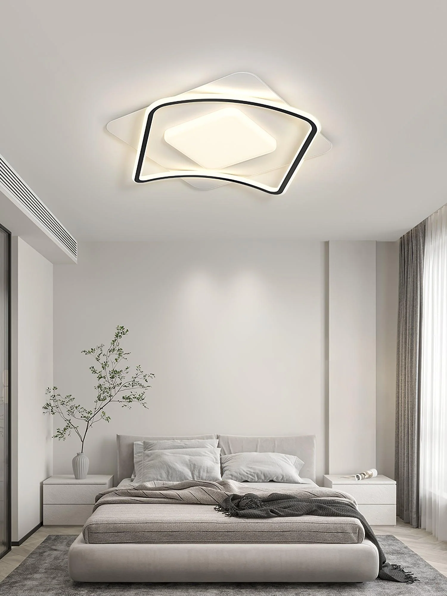 Solara Ceiling Lamp Minimalist Geometry LED - Image 11