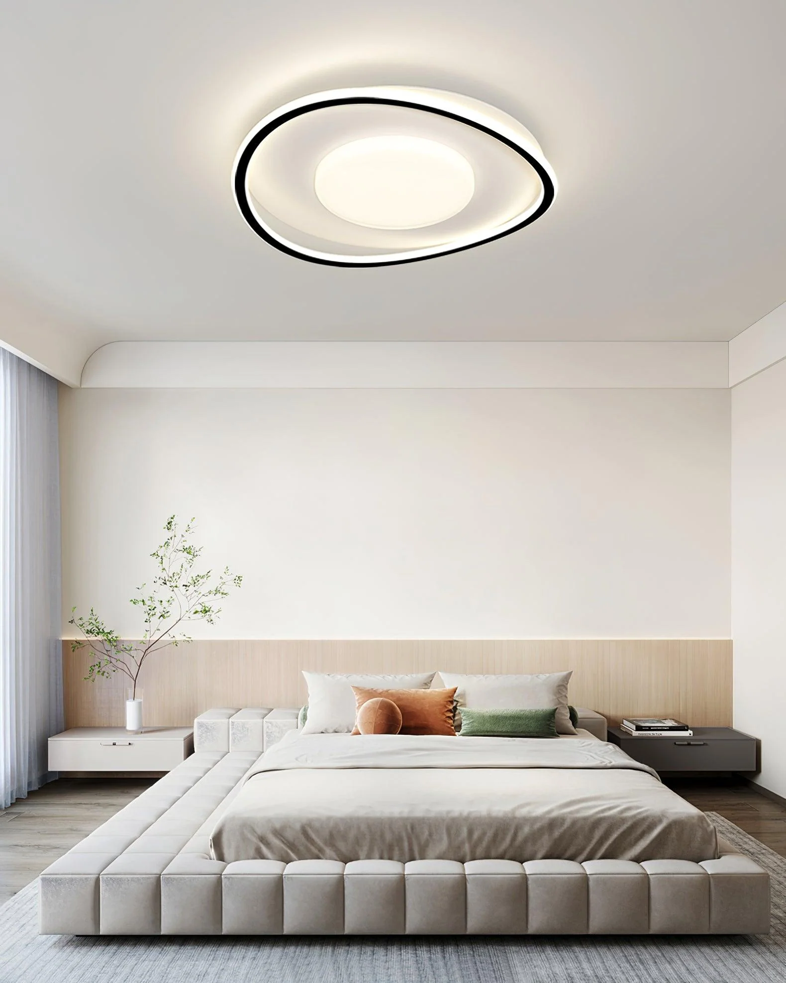Solara Ceiling Lamp Minimalist Geometry LED - Image 14