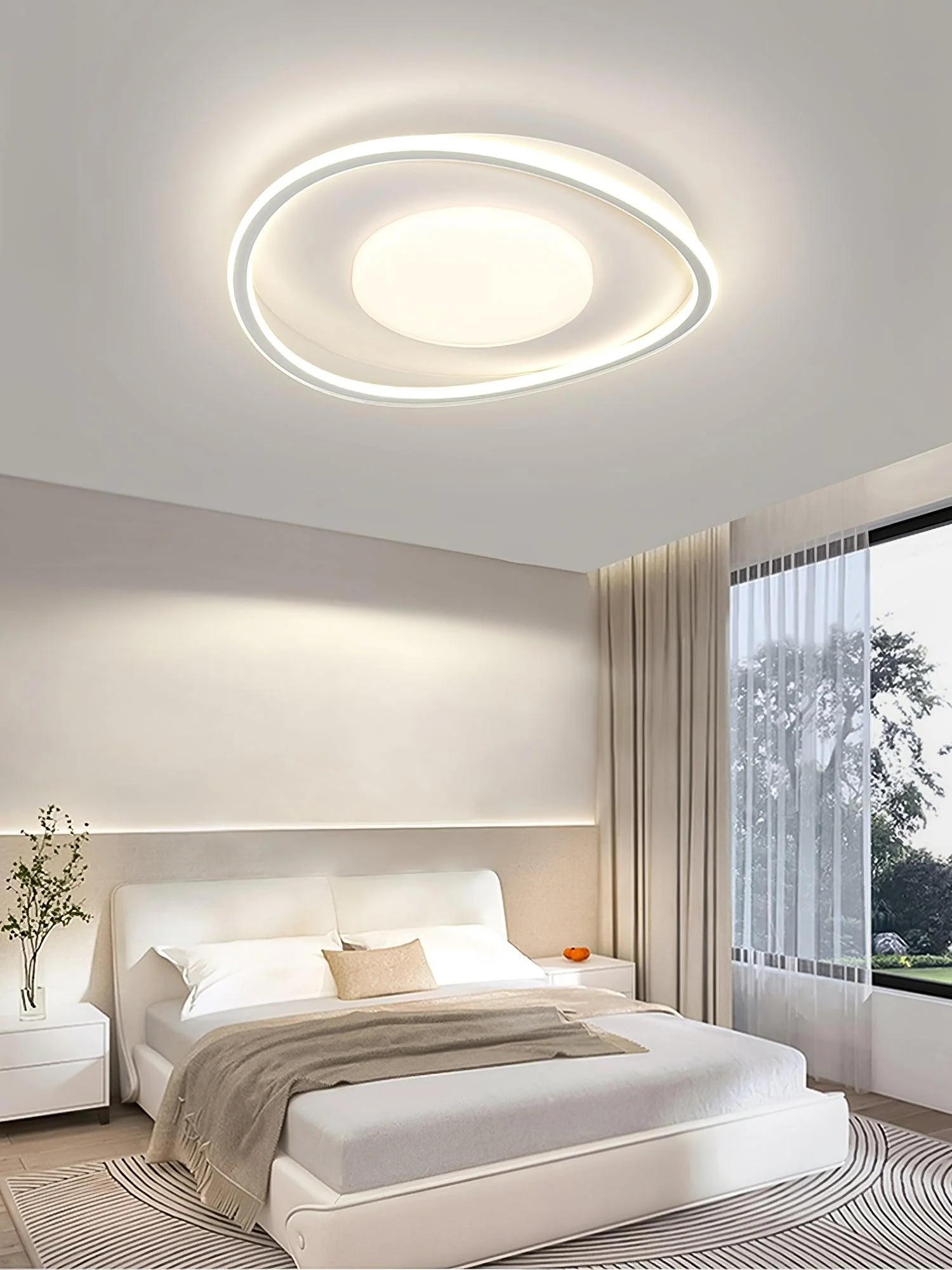 Solara Ceiling Lamp Minimalist Geometry LED - Image 15