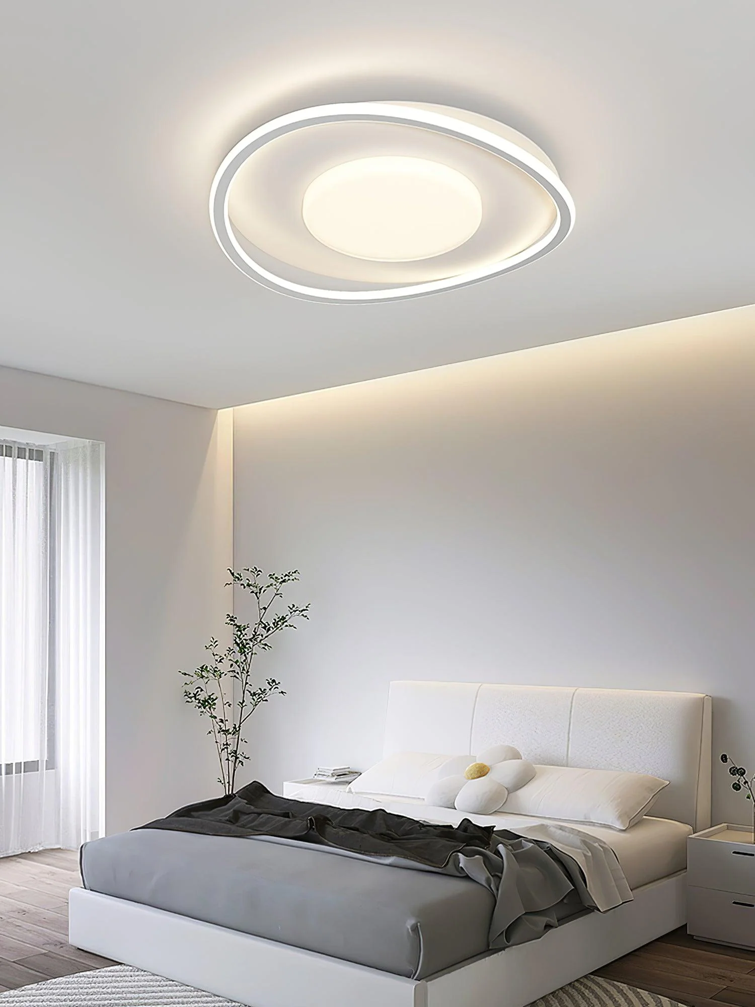 Solara Ceiling Lamp Minimalist Geometry LED - Image 16