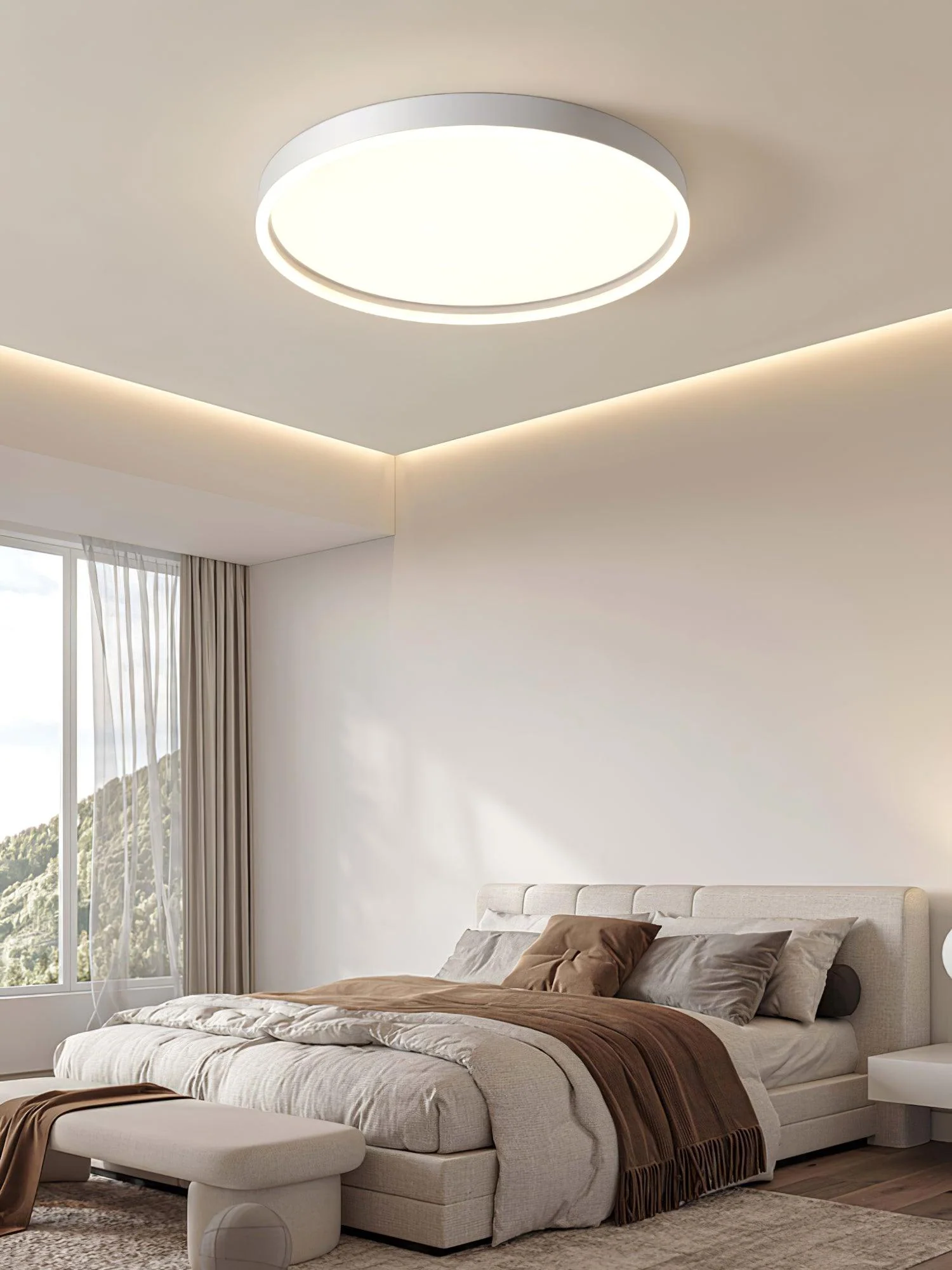 Solara Ceiling Lamp Minimalistic White - Image 12