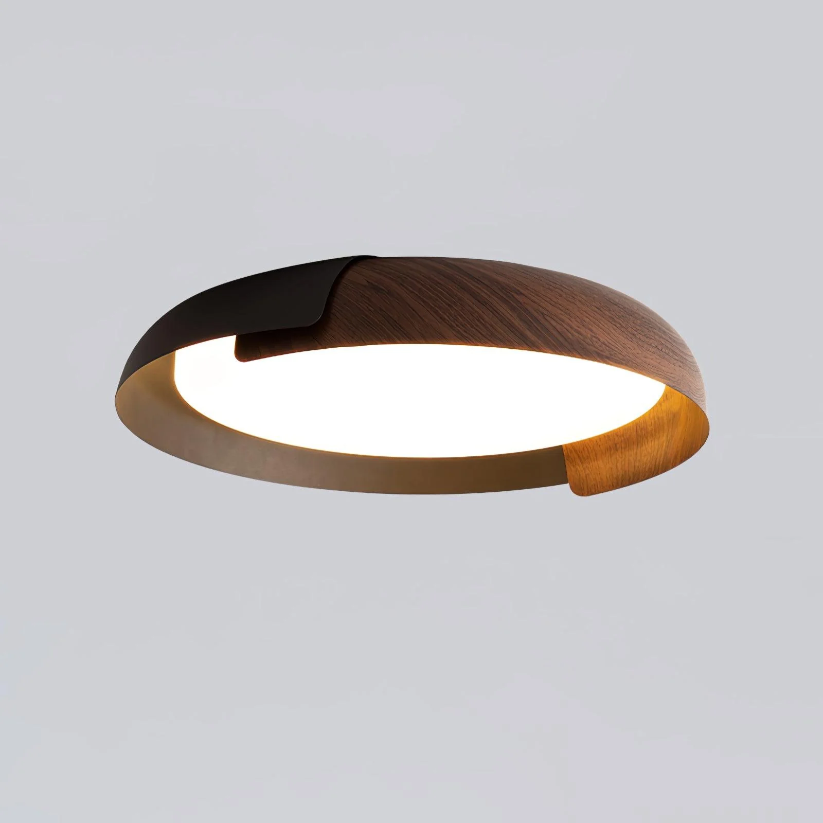 Solara Ceiling Lamp Round Wood Soft Minimalist - Image 21