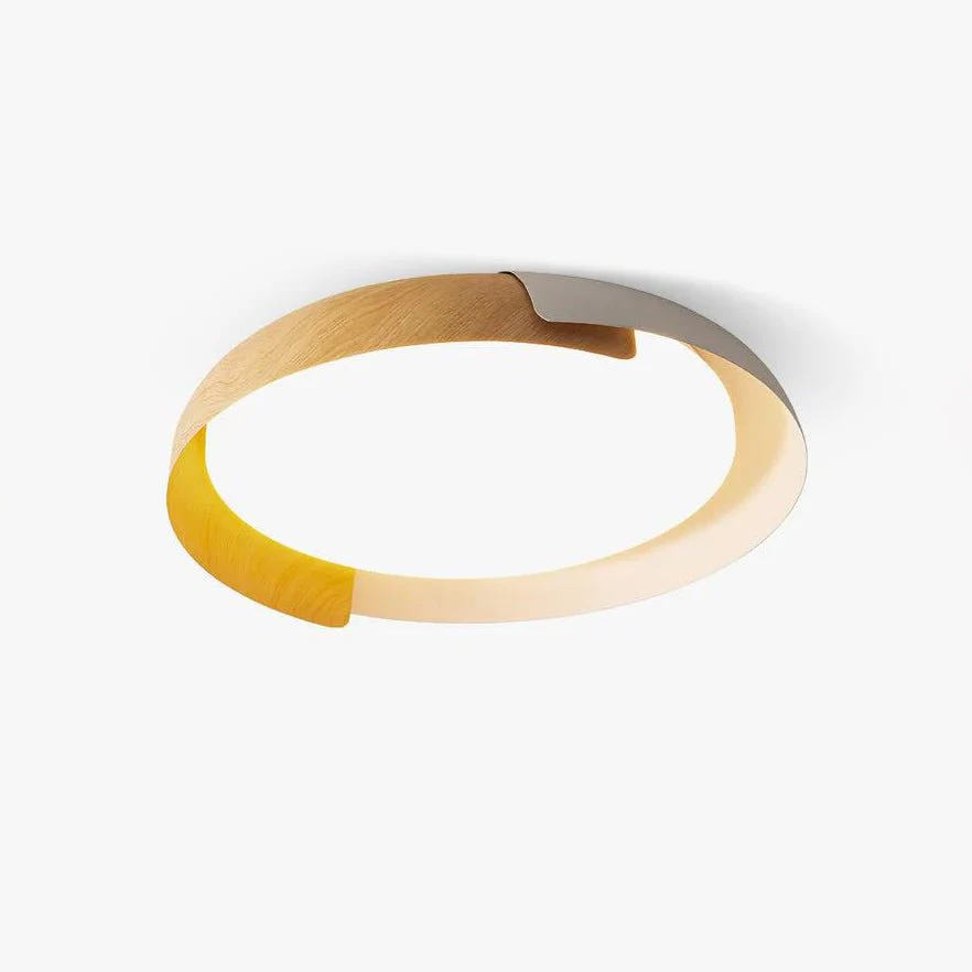 Solara Ceiling Lamp Round Wood Soft Minimalist - Image 24