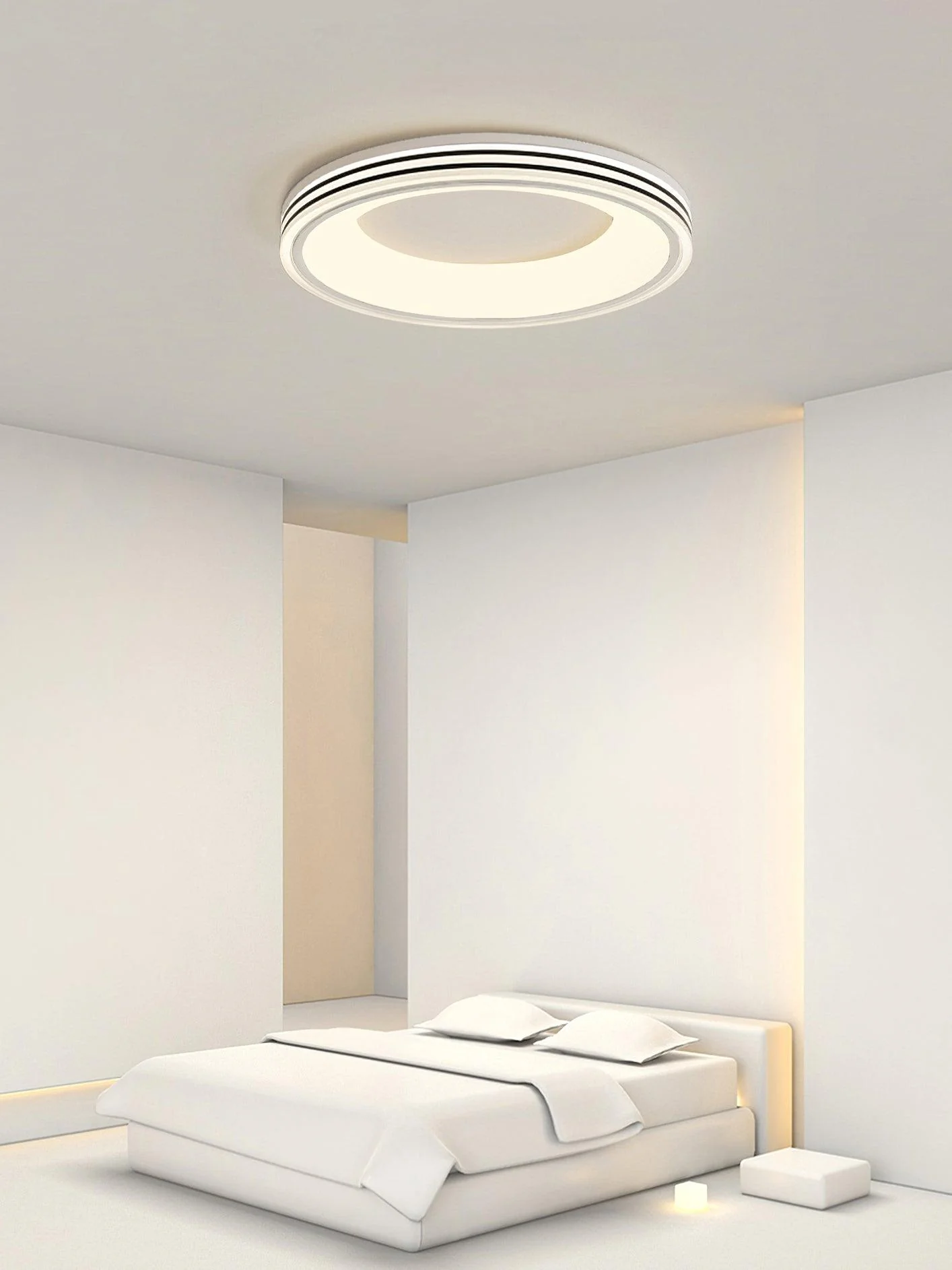 Solara Ceiling Lamp Round Recessed Minimalist Warm - Image 14
