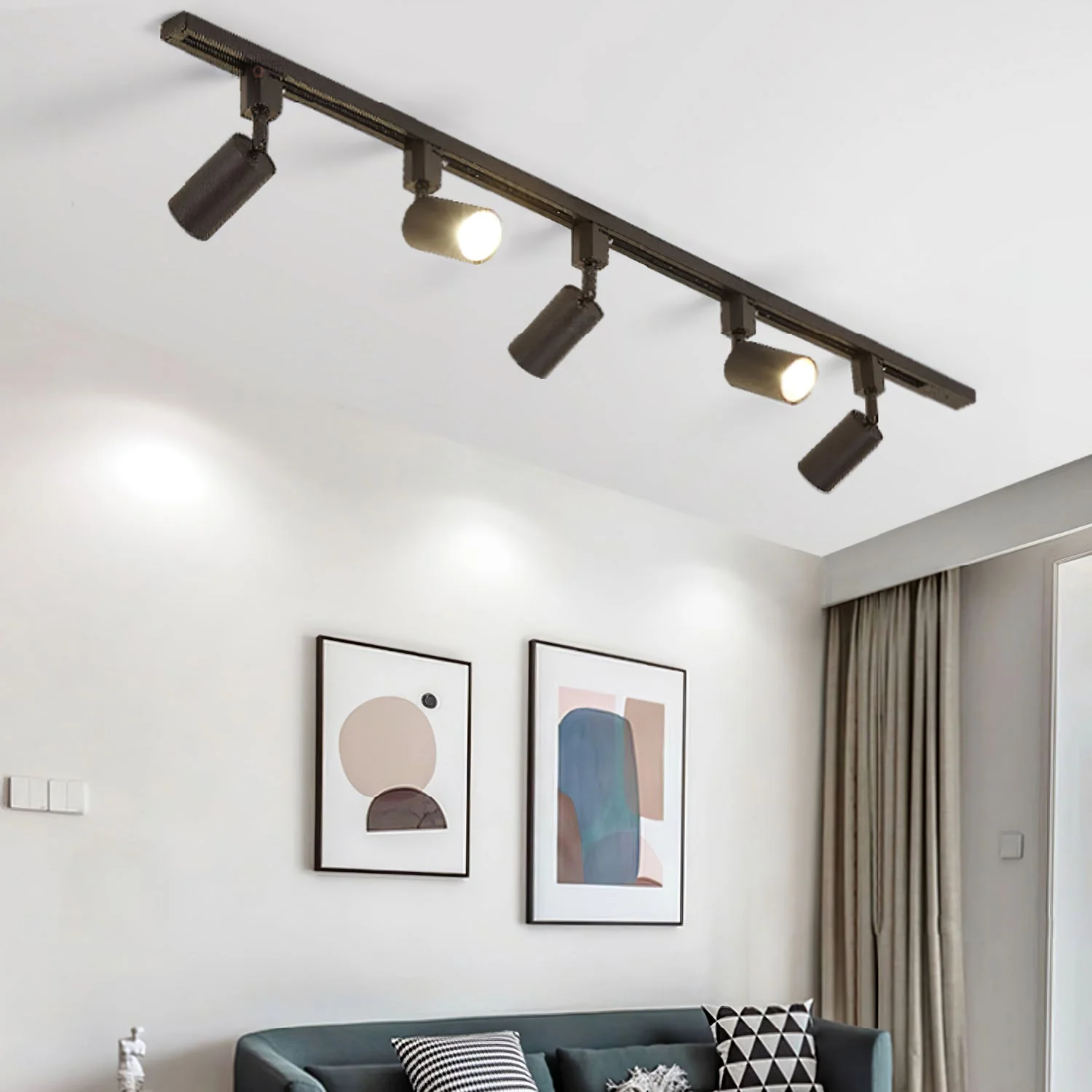 Solara Ceiling Lamp Sleek Cylinder Track with Minimalist - Image 52