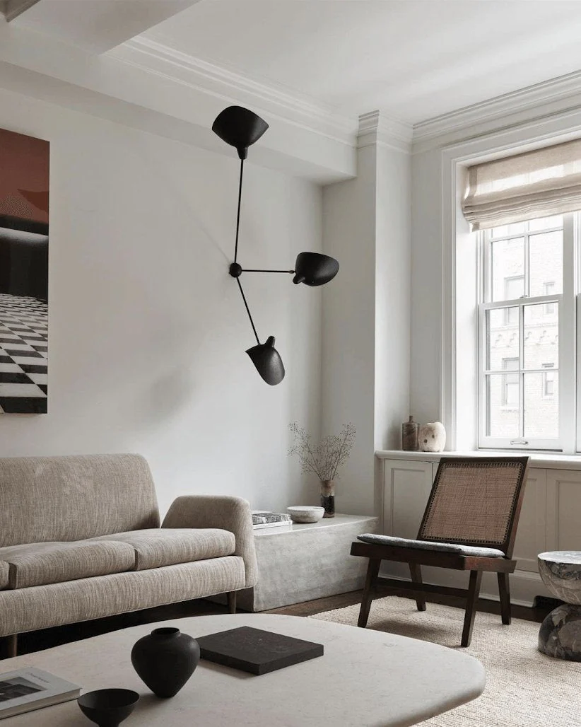 Solara Ceiling Lamp Three Arm Black Sculptural - Image 20