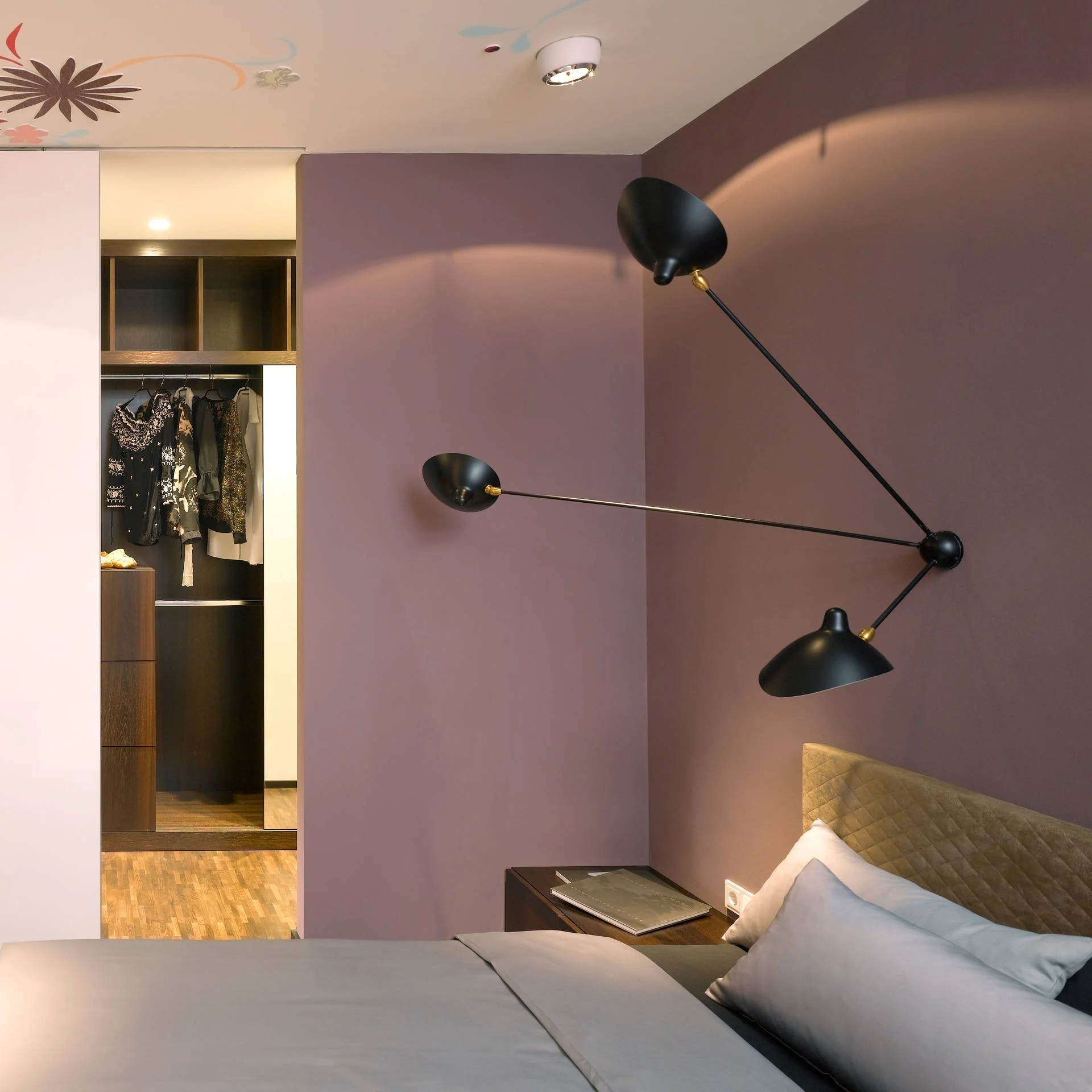 Solara Ceiling Lamp Three Arm Black Sculptural - Image 30