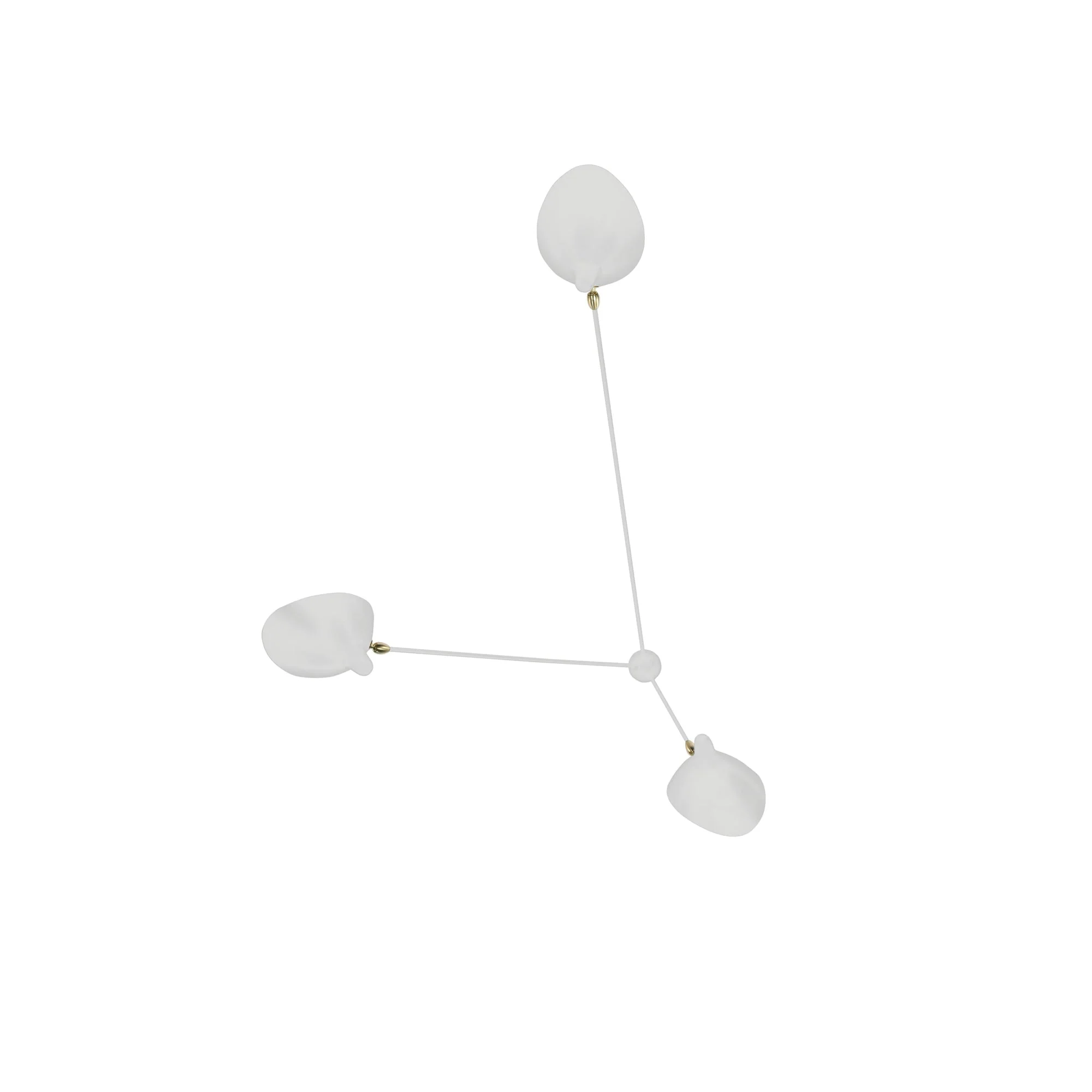 Solara Ceiling Lamp Three Arm Black Sculptural - Image 31