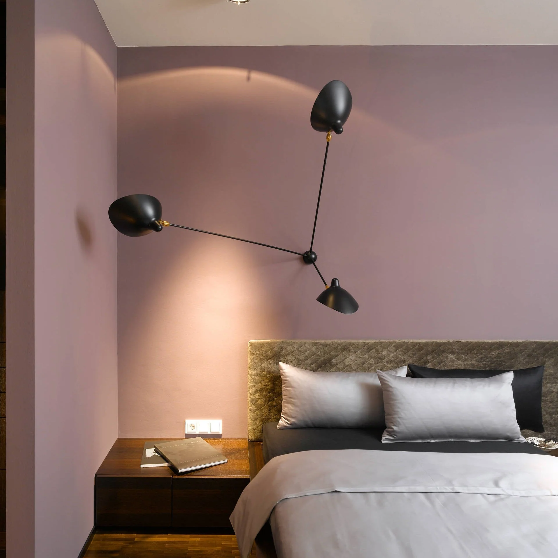 Solara Ceiling Lamp Three Arm Black Sculptural - Image 35