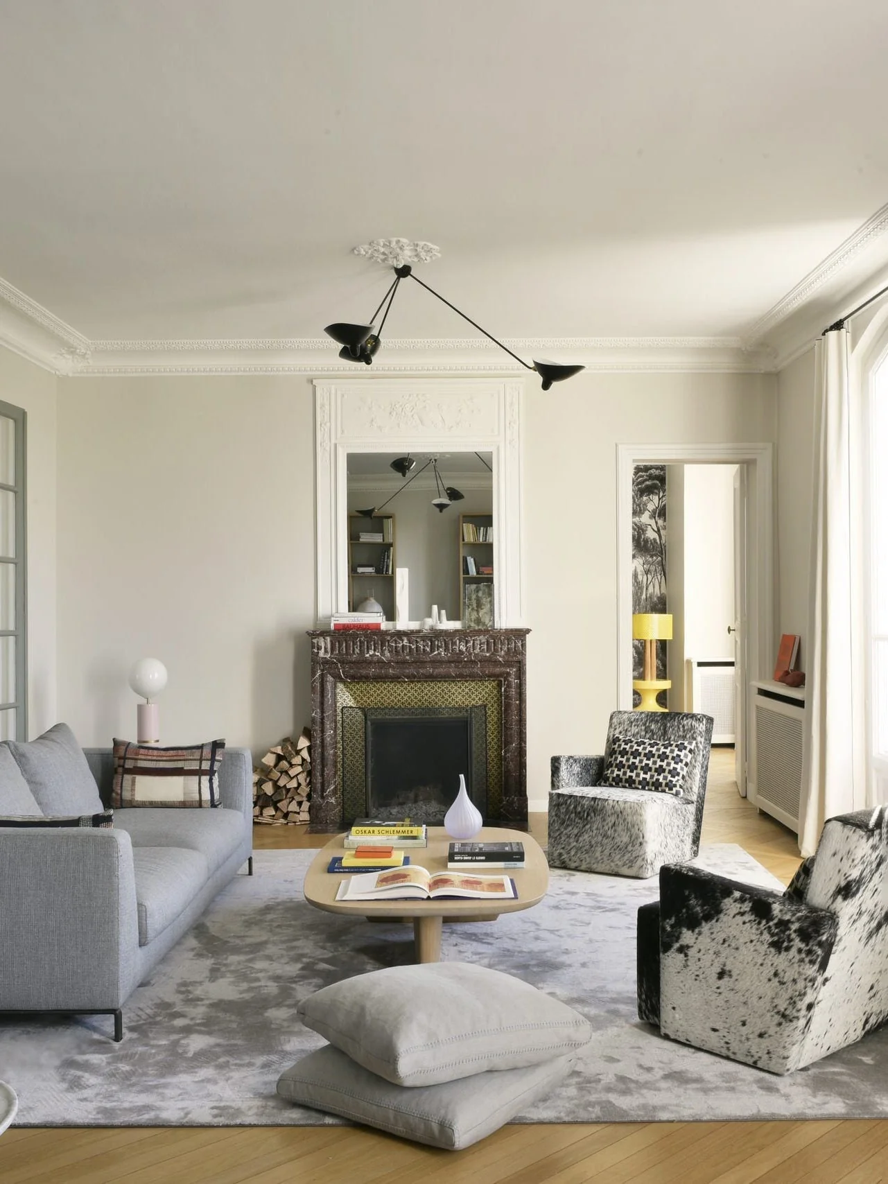 Solara Ceiling Lamp Three Arm Black Sculptural - Image 36