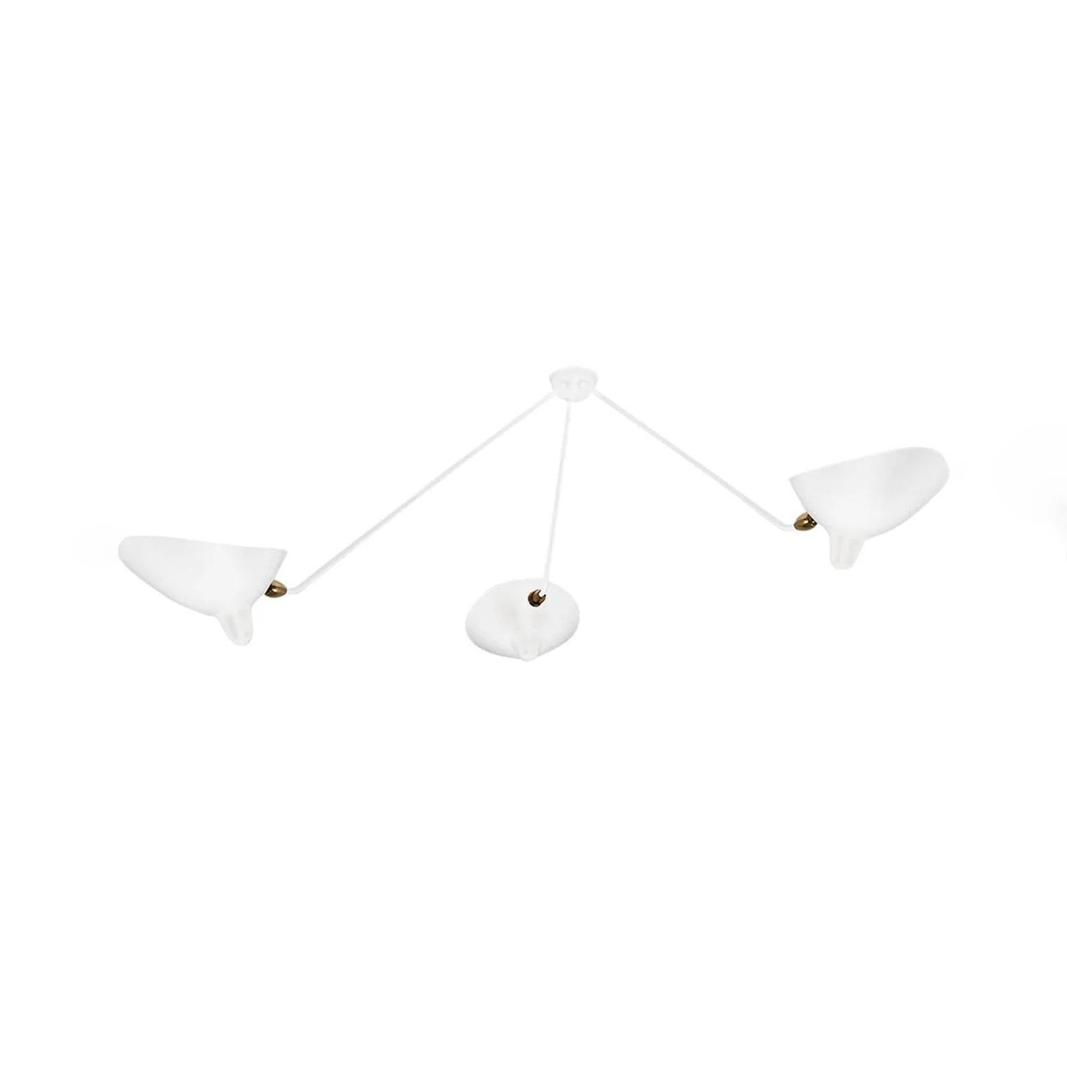 Solara Ceiling Lamp Three Arm Black Sculptural - Image 39