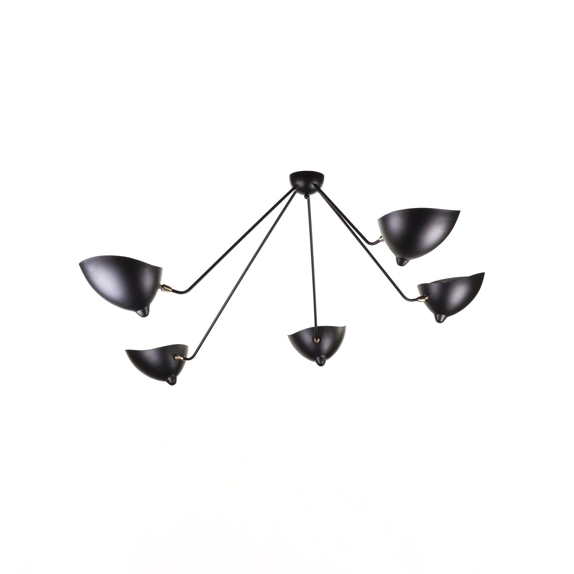Solara Ceiling Lamp Three Arm Black Sculptural - Image 41