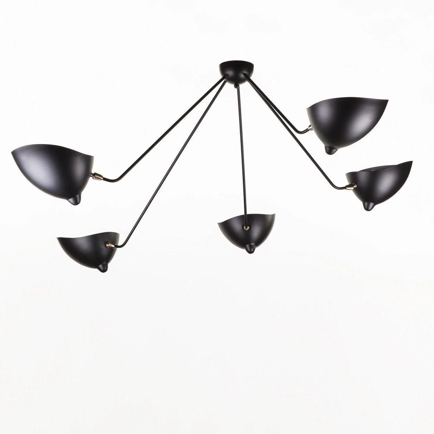 Solara Ceiling Lamp Three Arm Black Sculptural - Image 46