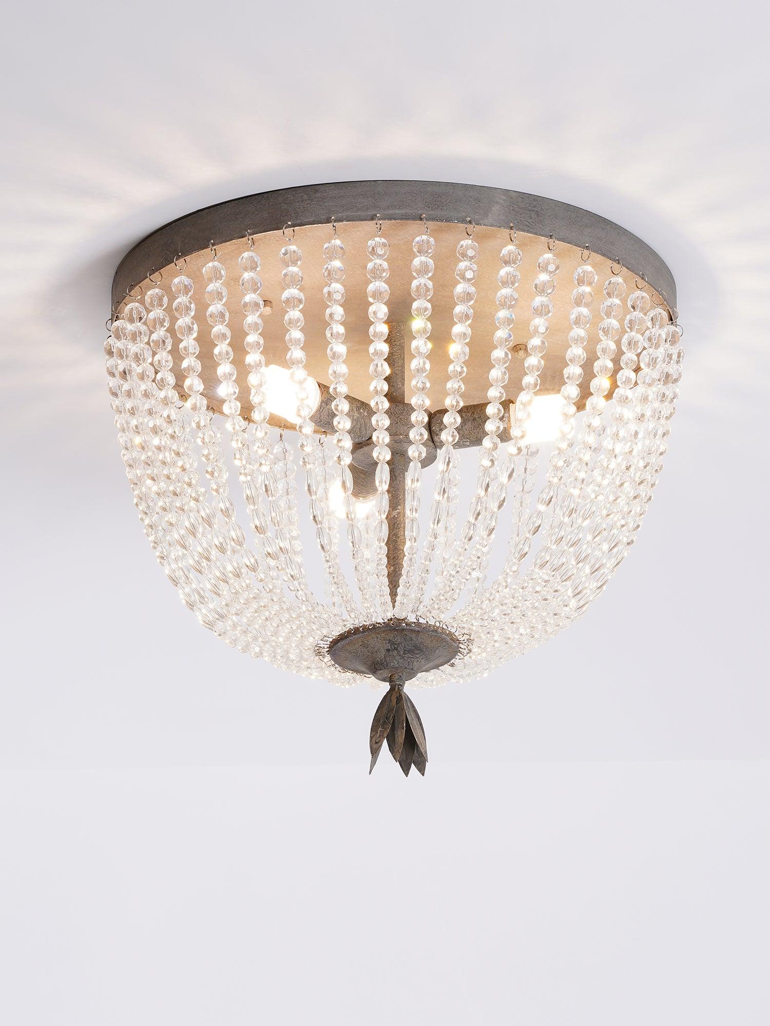 Solara Ceiling Lamp with Crystal Bead Strands Luxury - Image 21