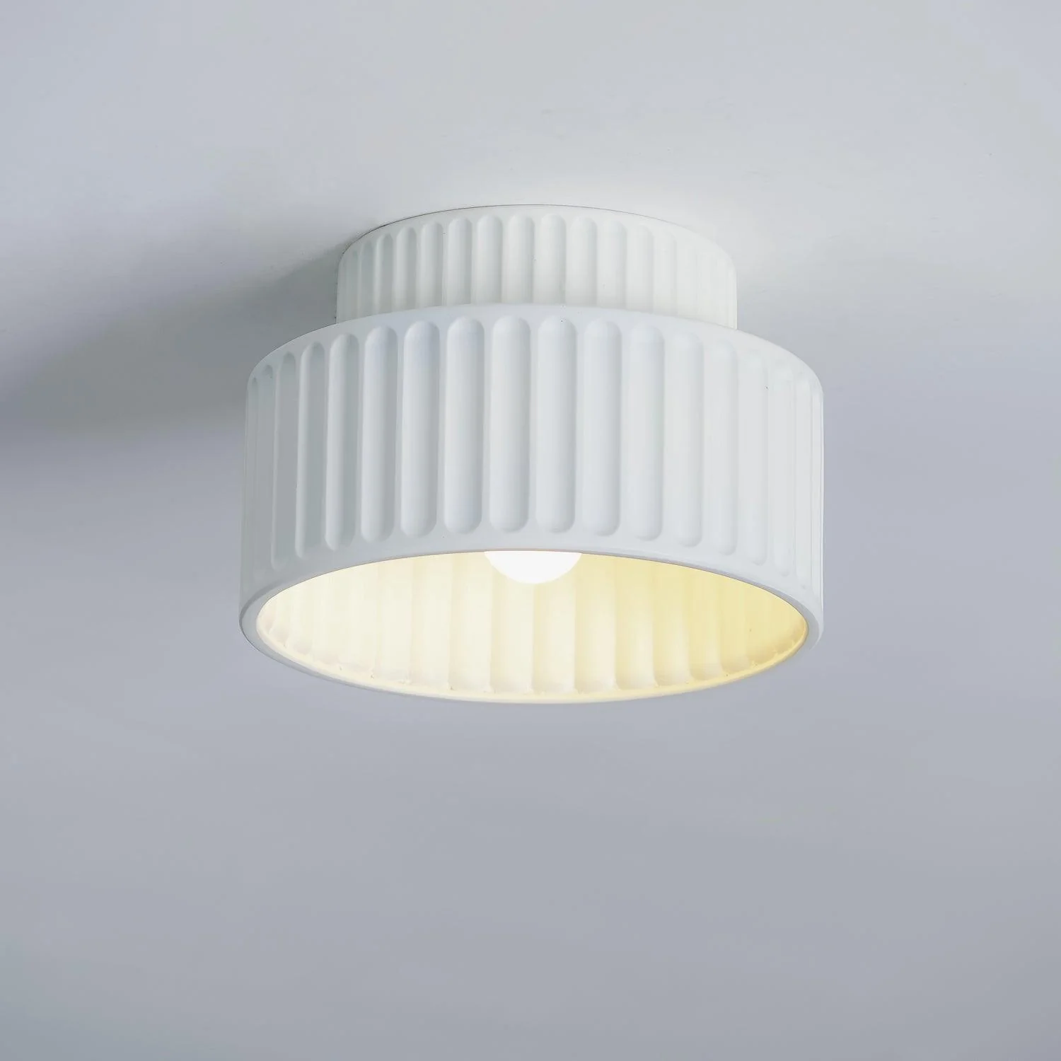 Solara Ceiling Lamp with Pleated Shade - Image 12