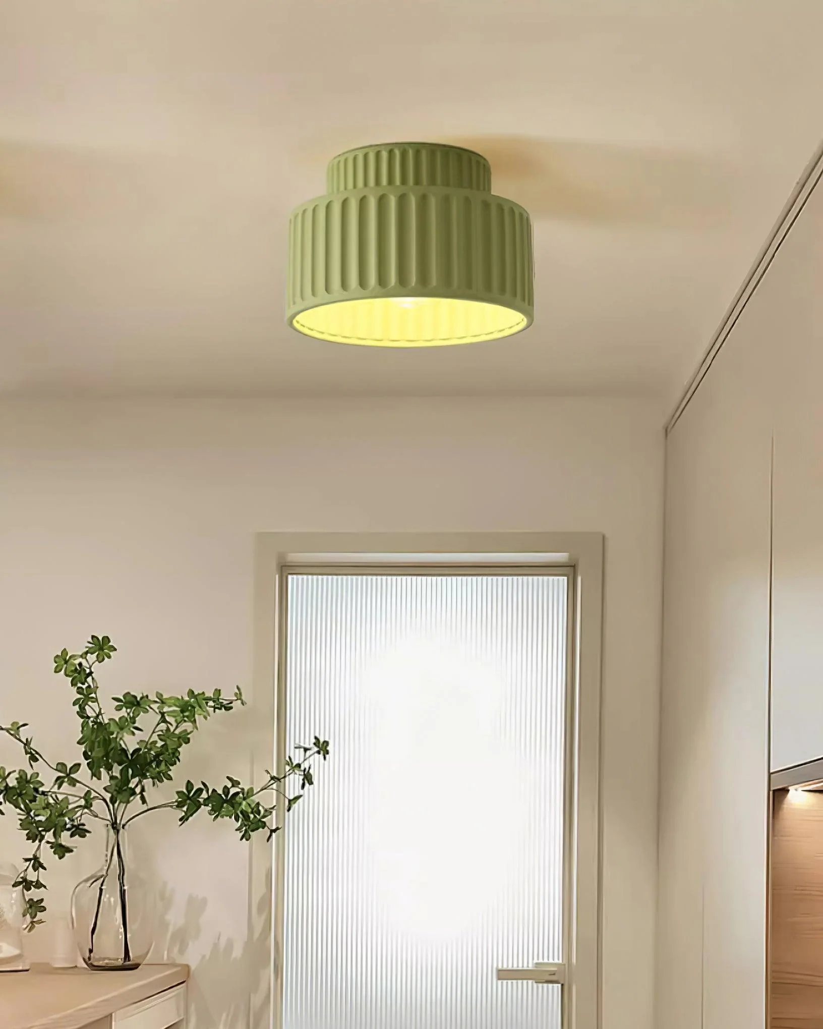 Solara Ceiling Lamp with Pleated Shade - Image 21