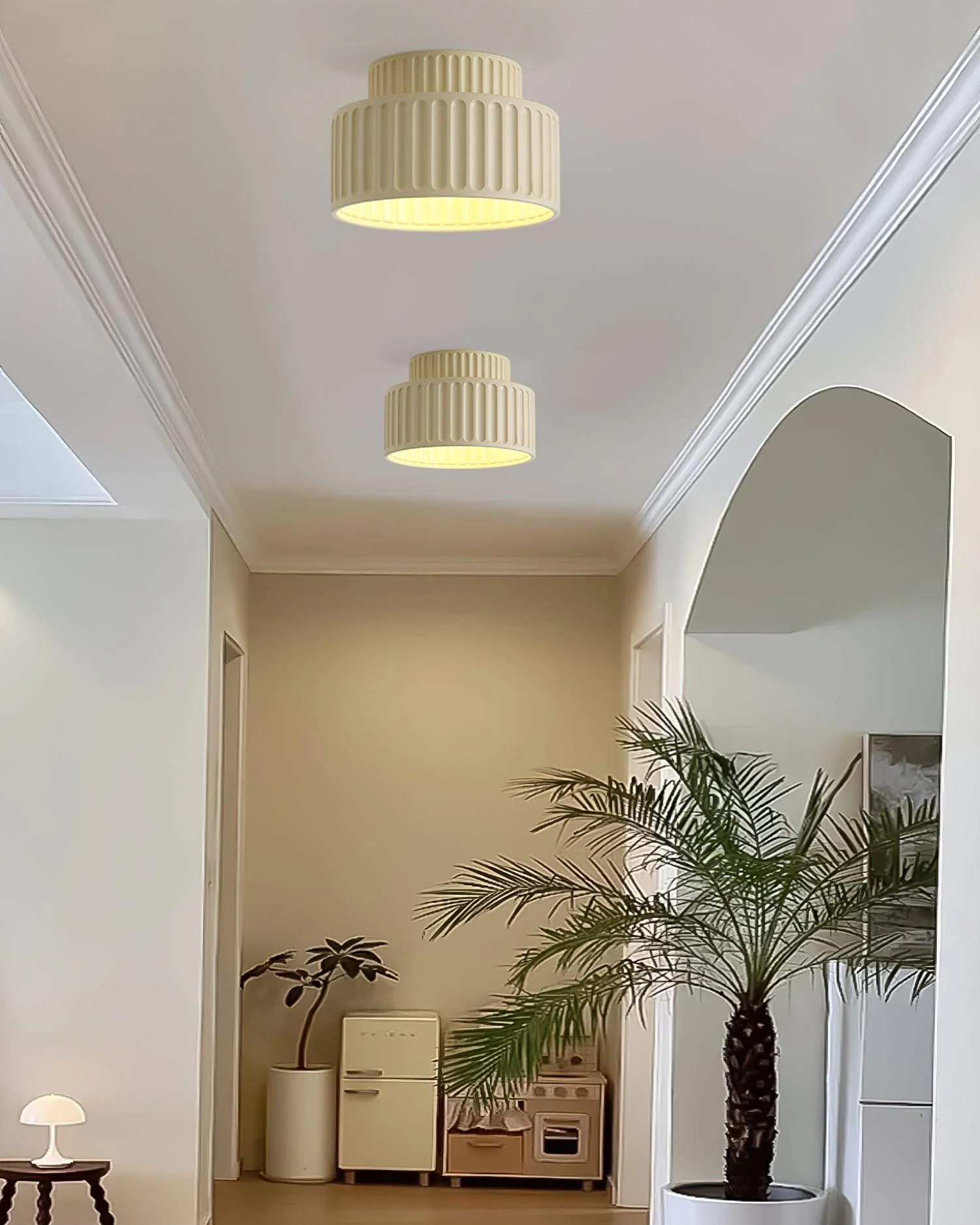Solara Ceiling Lamp with Pleated Shade - Image 27
