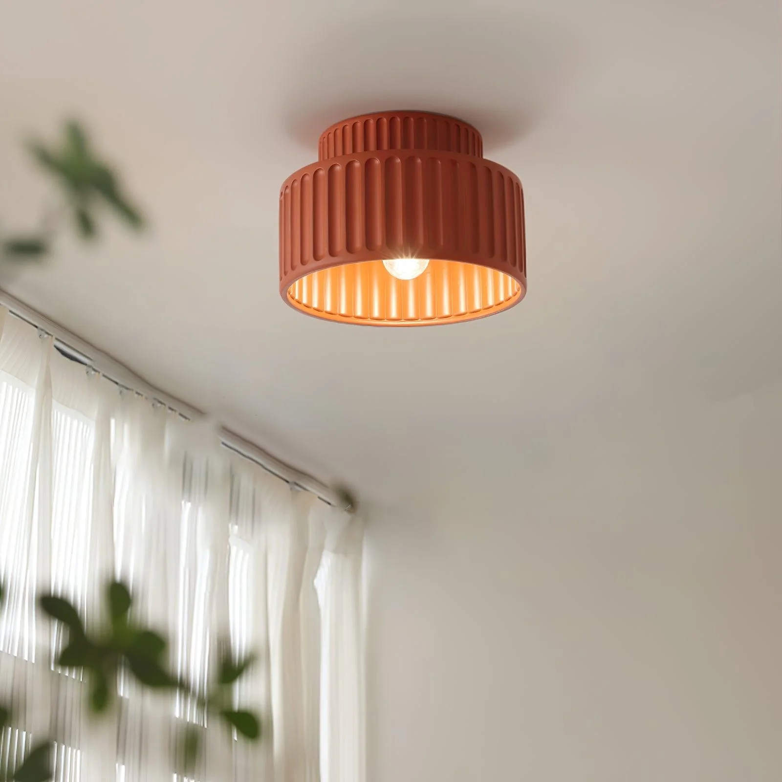 Solara Ceiling Lamp with Pleated Shade - Image 28