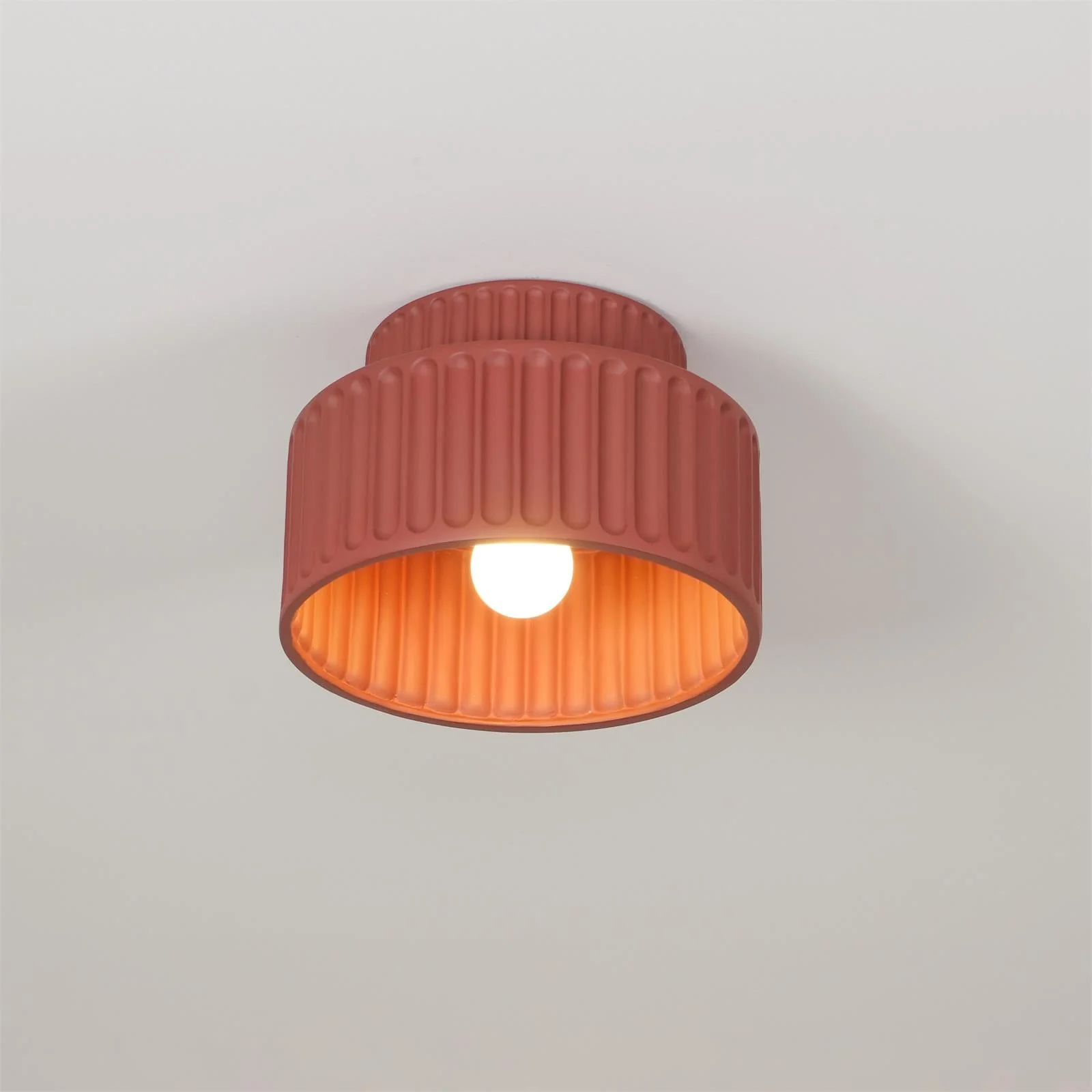 Solara Ceiling Lamp with Pleated Shade - Image 44