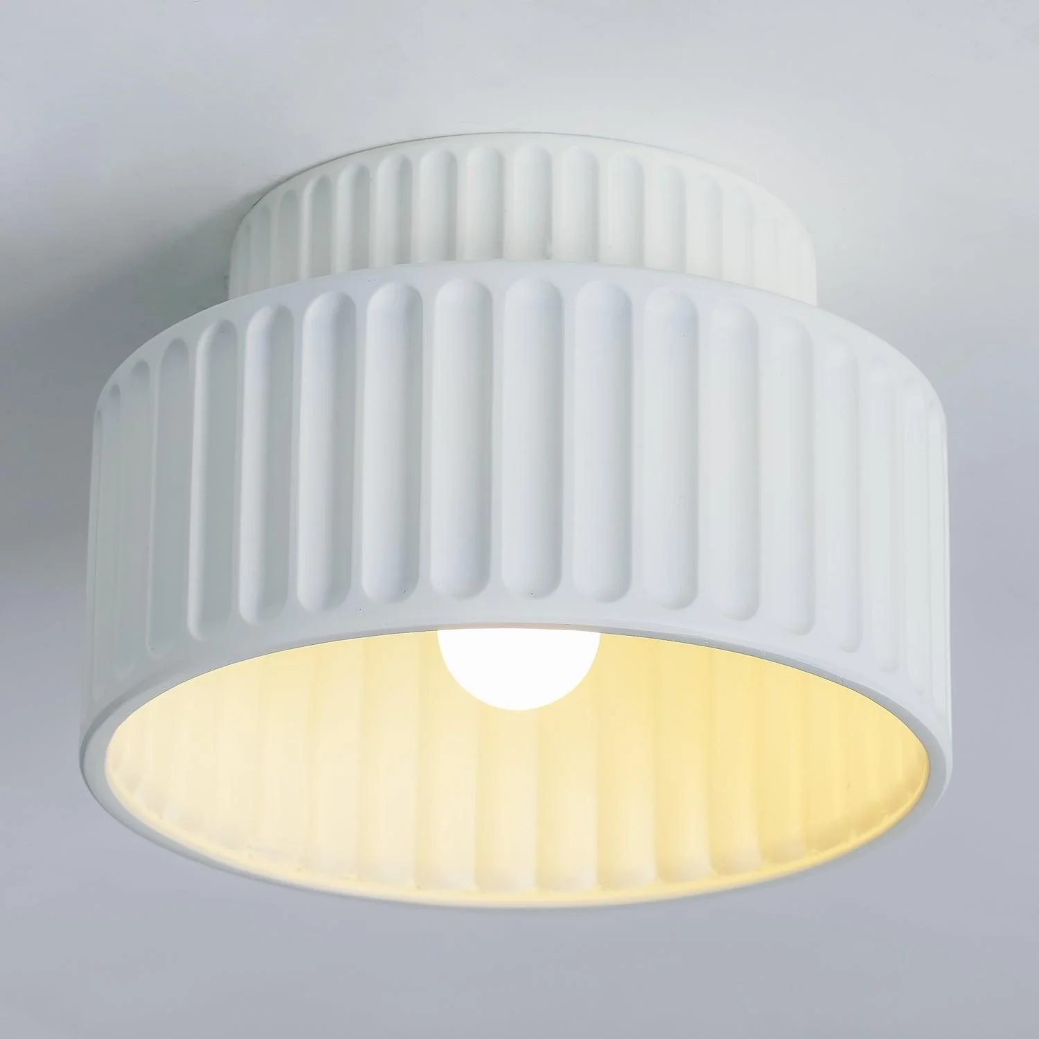 Solara Ceiling Lamp with Pleated Shade - Image 45