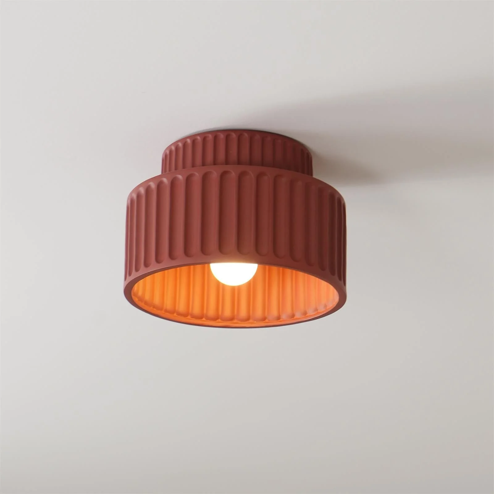 Solara Ceiling Lamp with Pleated Shade - Image 46