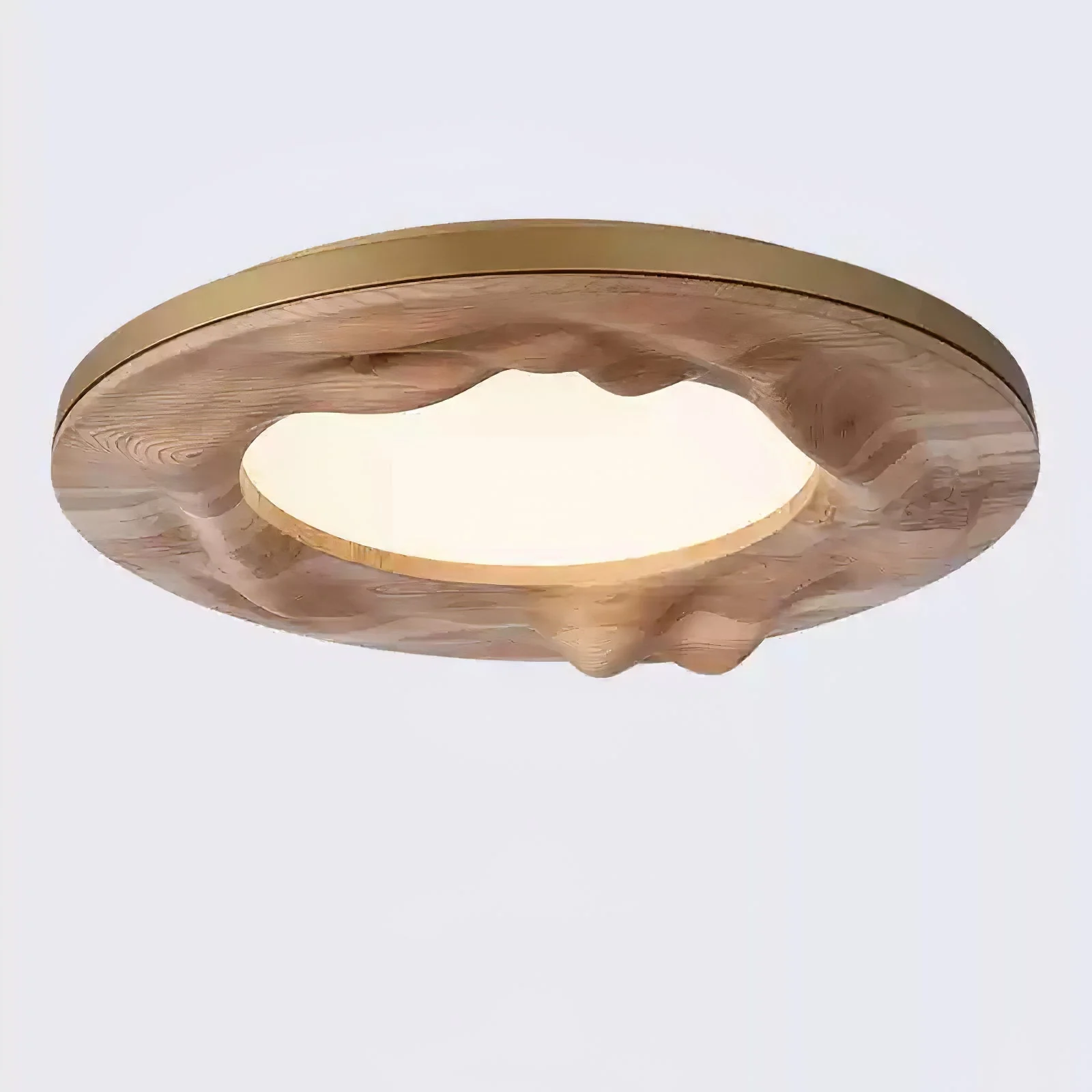 Solara Ceiling Lamp Wood Ripple Organic Tranquil - Image 10