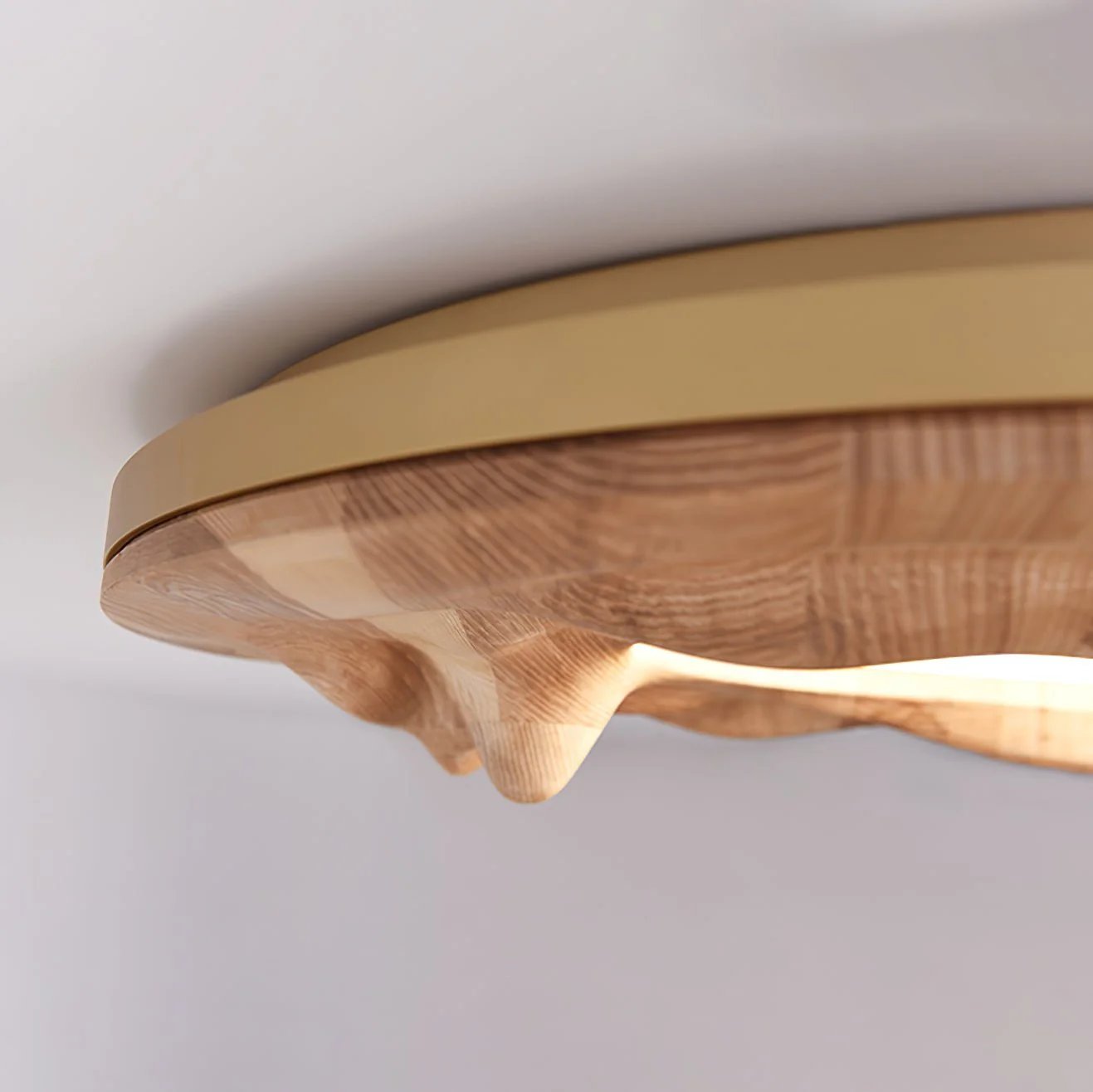 Solara Ceiling Lamp Wood Ripple Organic Tranquil - Image 22