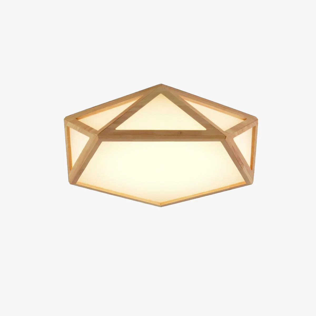 Solara Ceiling Lamp Wooden Diamond Geometric Modern - Image 22