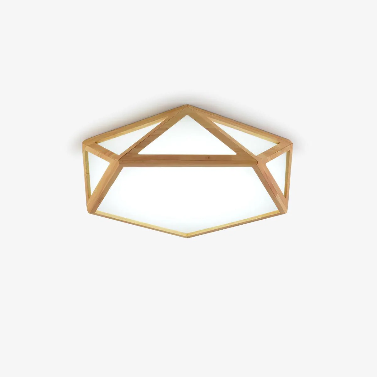 Solara Ceiling Lamp Wooden Diamond Geometric Modern - Image 28