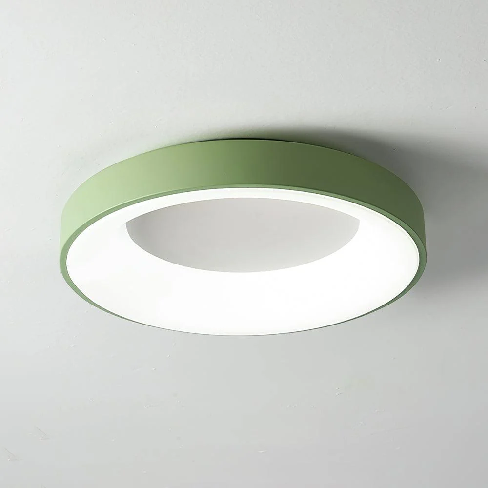 Solara Ceiling Light Iron Contemporary Green Shade - Image 28