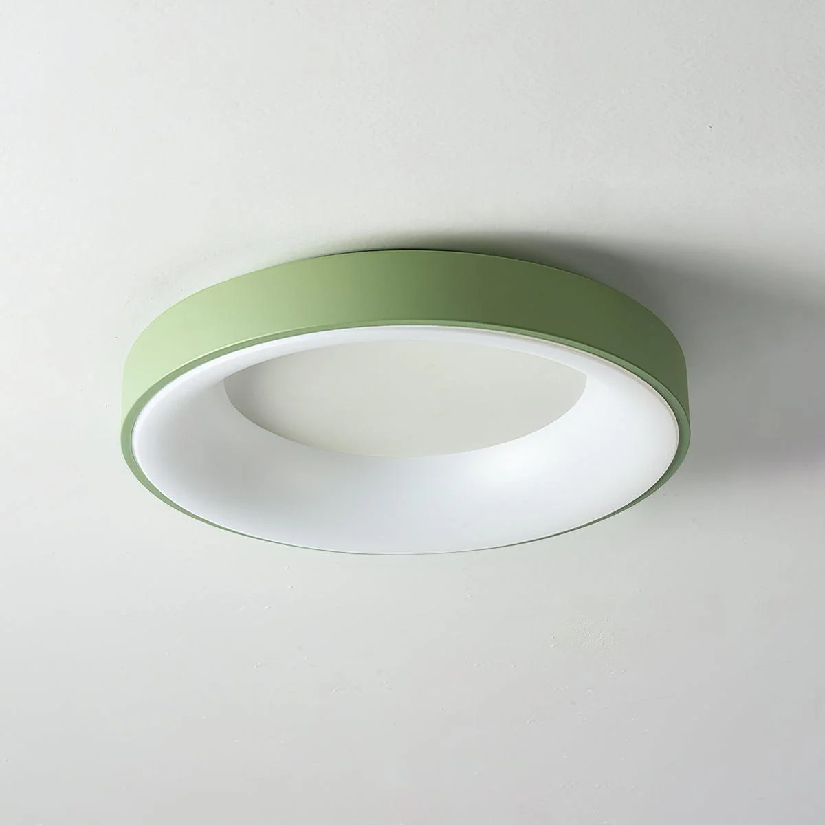 Solara Ceiling Light Iron Contemporary Green Shade - Image 29