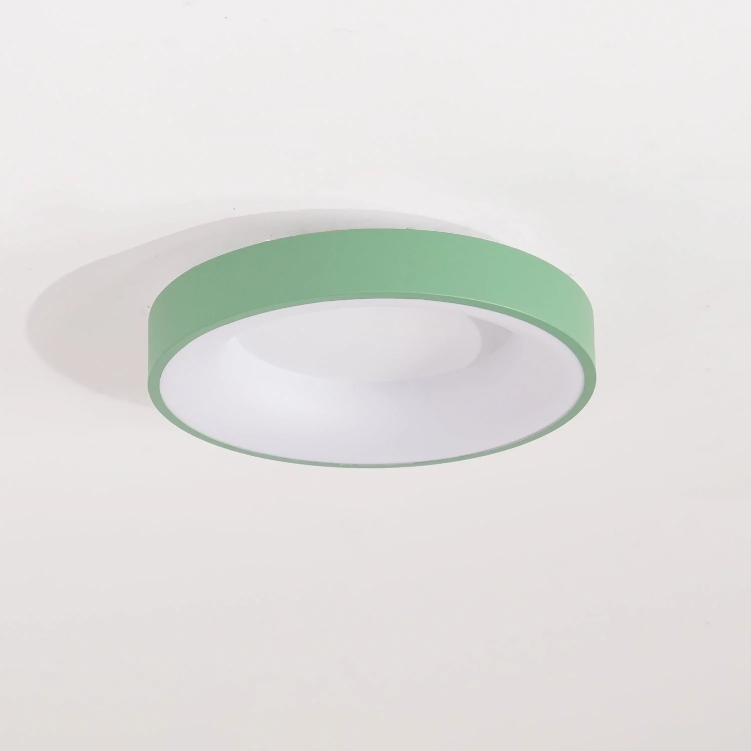 Solara Ceiling Light Iron Contemporary Green Shade - Image 3