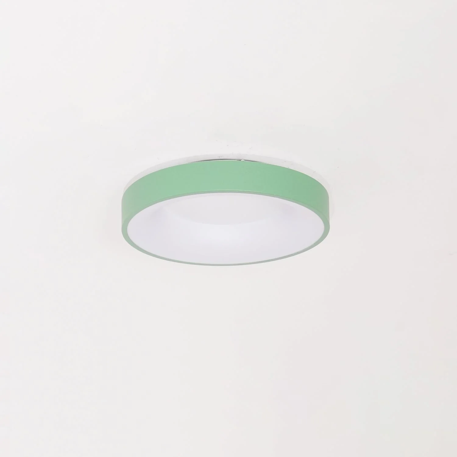 Solara Ceiling Light Iron Contemporary Green Shade - Image 5