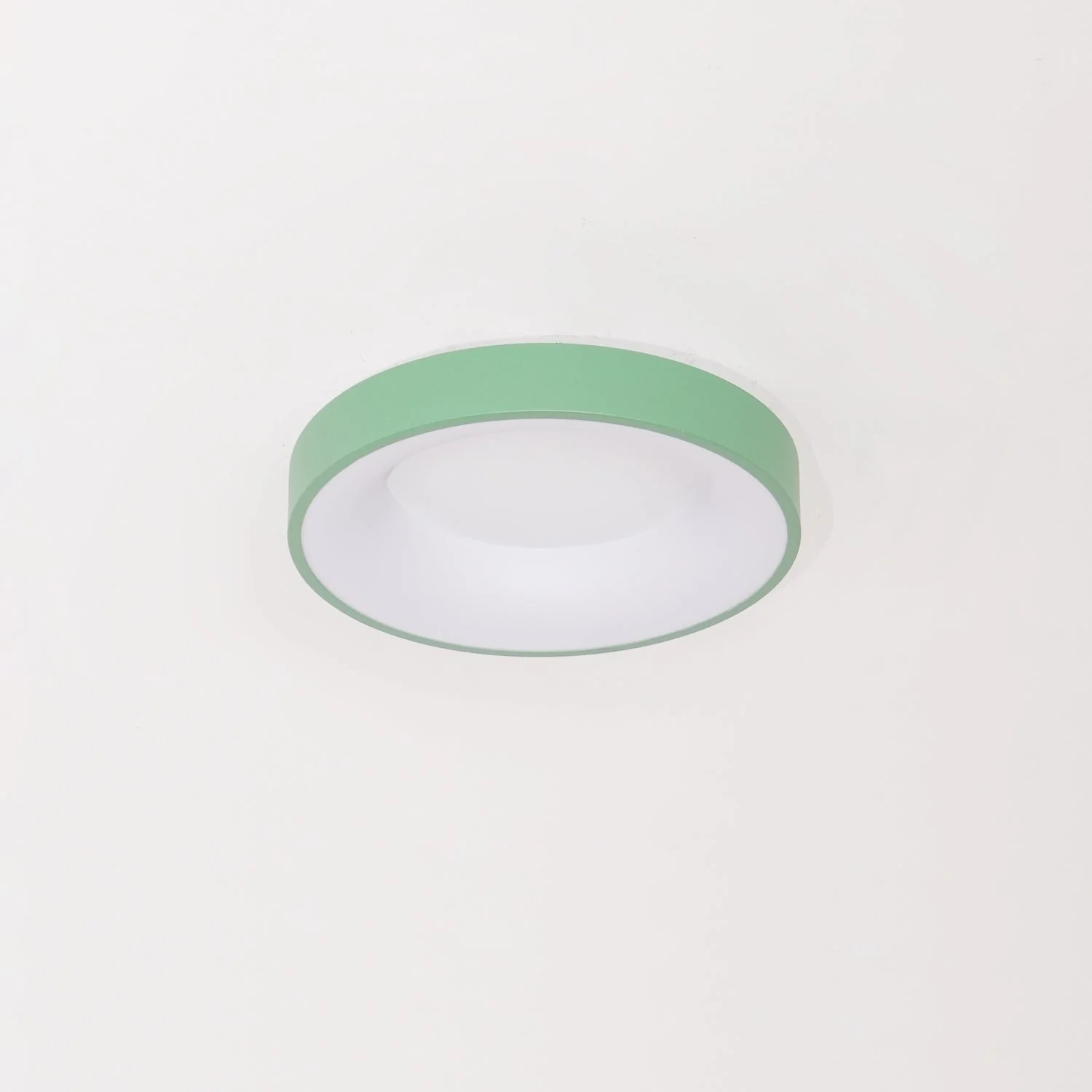 Solara Ceiling Light Iron Contemporary Green Shade - Image 6